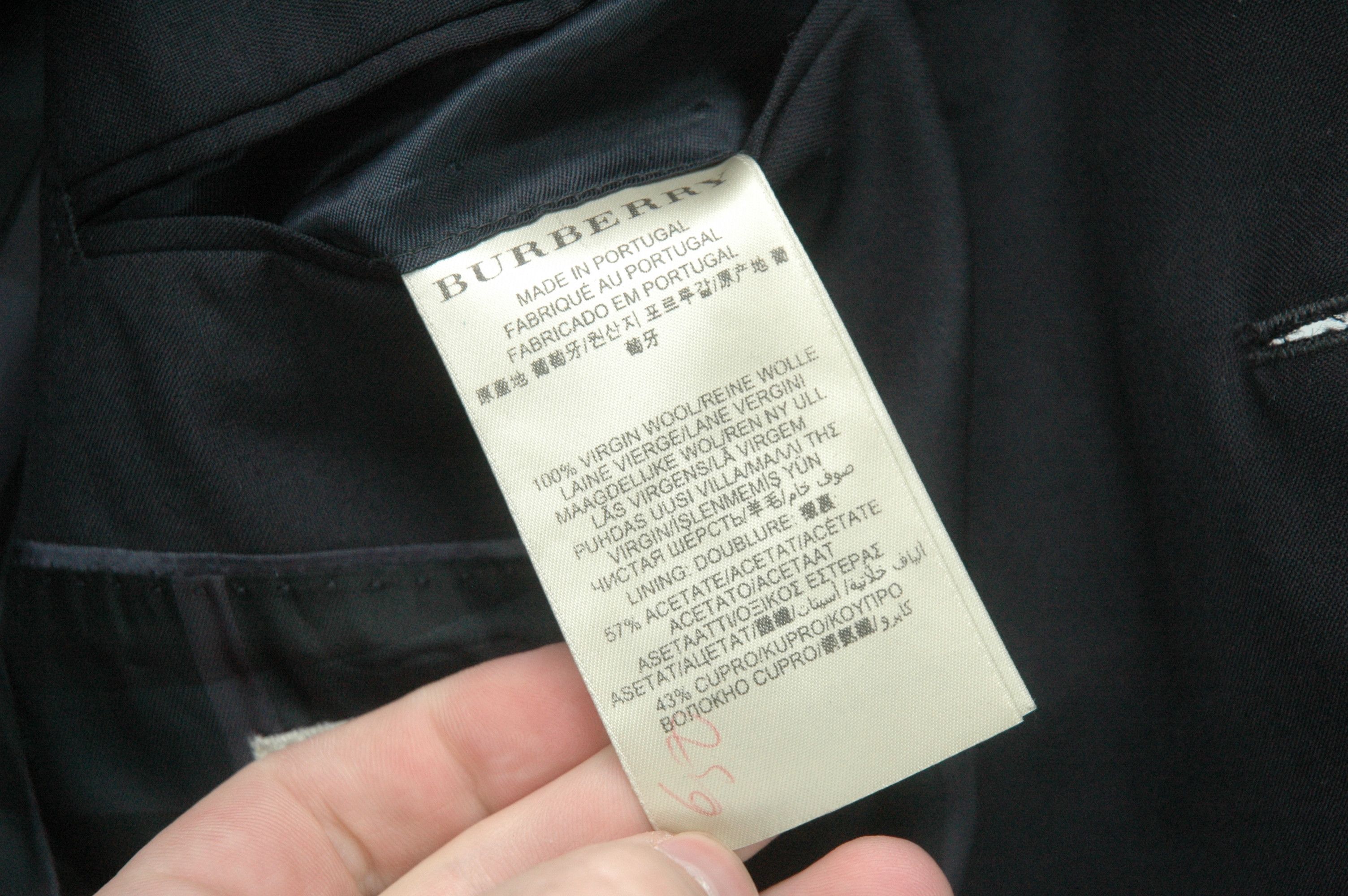 Burberry Burberry London Wool Blazer Made in Portugal Size 54R - 12 Thumbnail