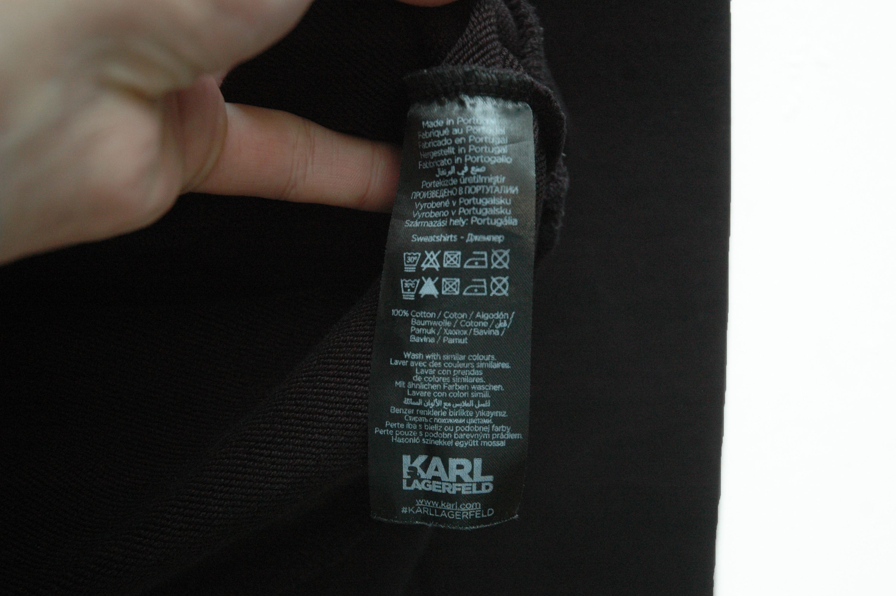 Karl Lagerfeld Karl Lagerfeld Head Logo Sweatshirt Made in Portugal Size US XS / EU 42 / 0 - 7 Thumbnail