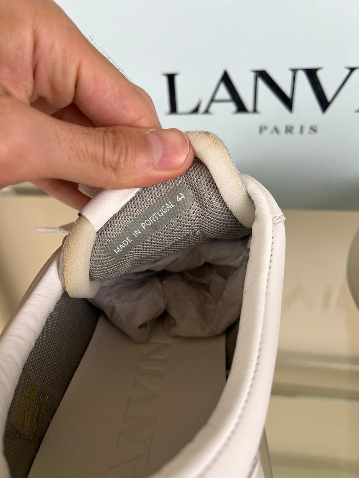 Lanvin Low Top Runner Sneakers in White Size US 11 / EU 44 - 11 Thumbnail