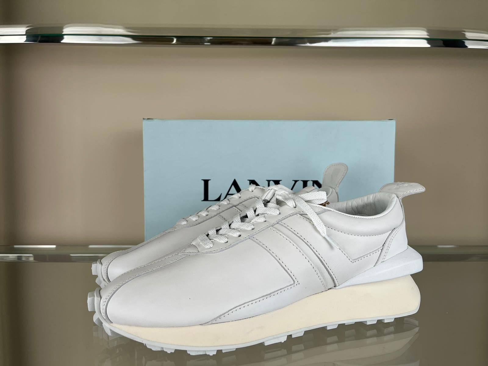 Lanvin Low Top Runner Sneakers in White Size US 11 / EU 44 - 5 Thumbnail