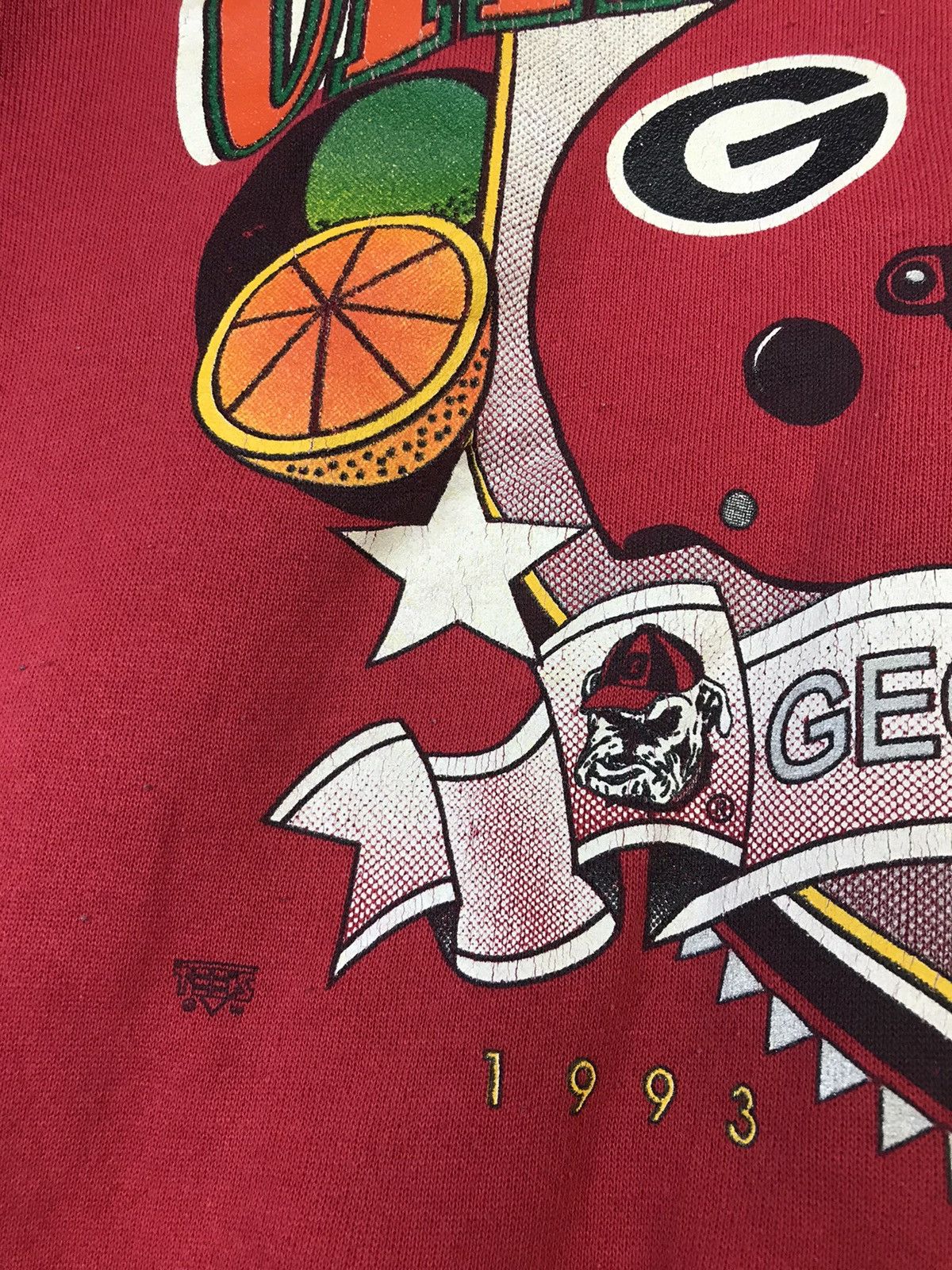 NFL × Vintage 93' Georgia Bulldogs "Florida Citrus Bowl" Sweatshirt Size US L / EU 52-54 / 3 - 5 Thumbnail