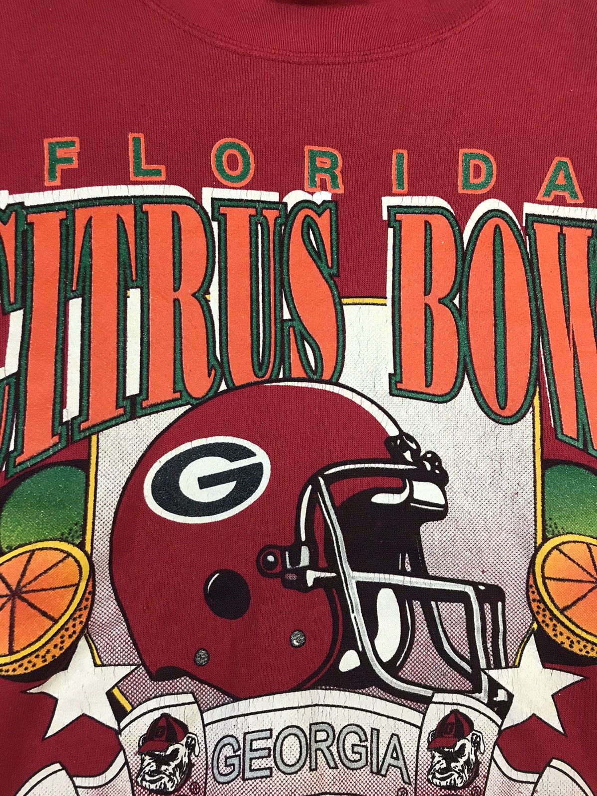NFL × Vintage 93' Georgia Bulldogs "Florida Citrus Bowl" Sweatshirt Size US L / EU 52-54 / 3 - 6 Thumbnail