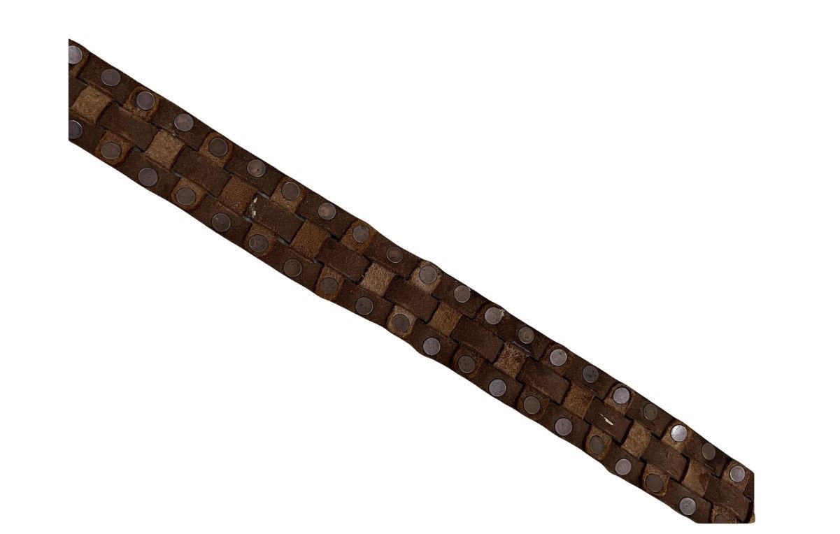 Japanese Brand × Leather × Other Japanese Brand PunkRock Fashion Leather Belt Size ONE SIZE - 5 Thumbnail