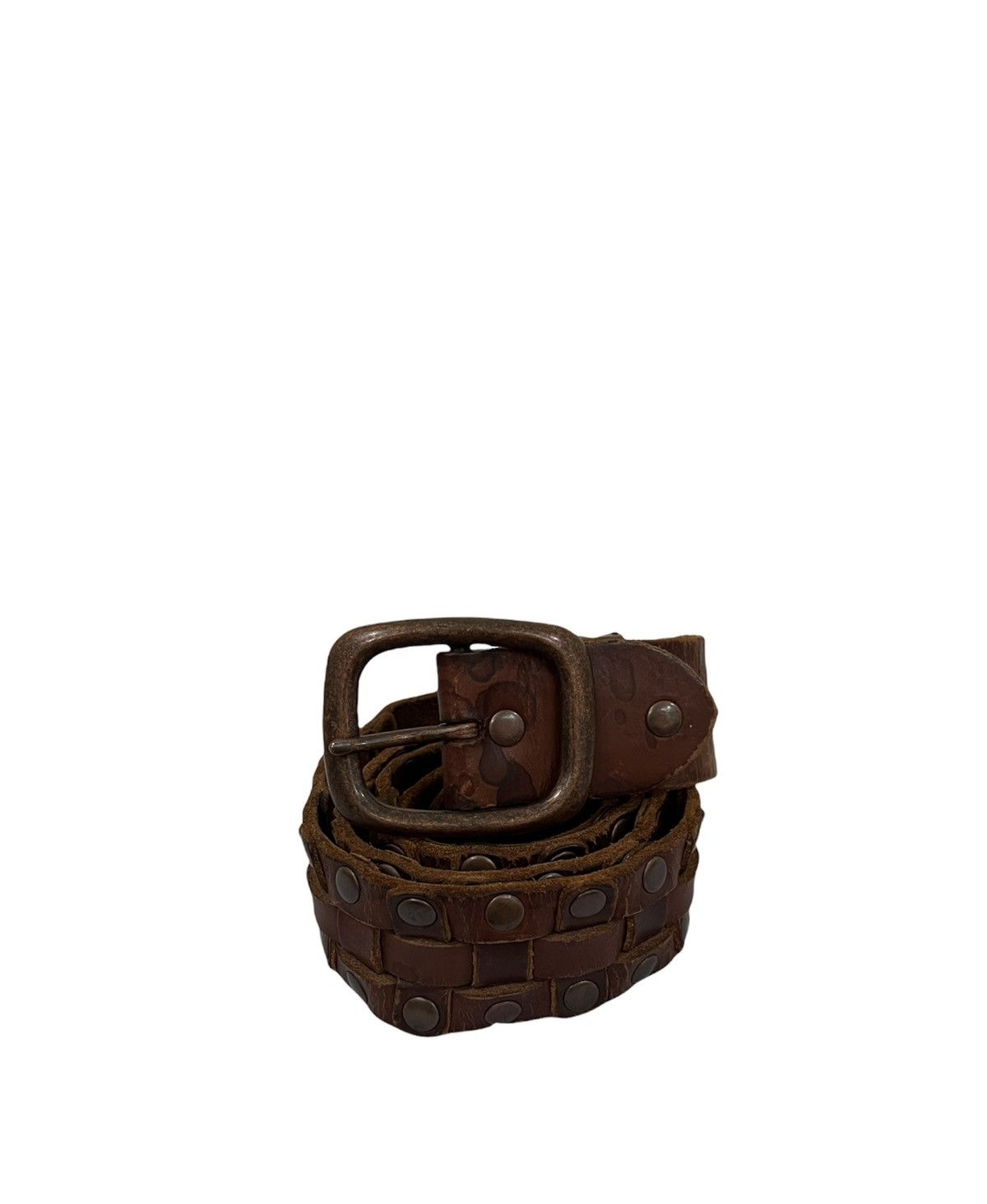 Japanese Brand × Leather × Other Japanese Brand PunkRock Fashion Leather Belt Size ONE SIZE - 1 Thumbnail