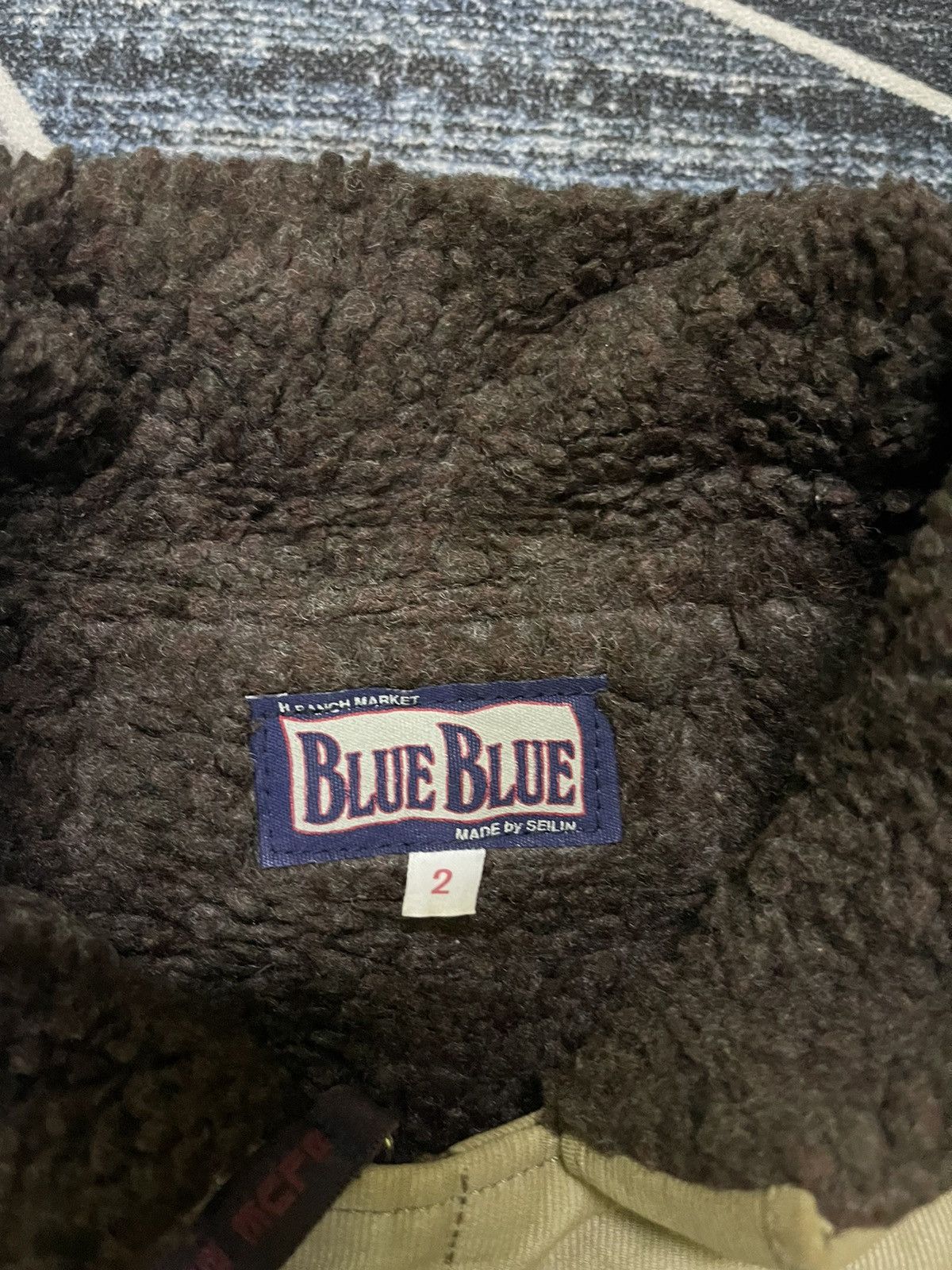 Blue Blue Japan VINTAGE BLUE BLUE JAPAN HR MARKET JACKET Size US L / EU 52-54 / 3 - 10 Thumbnail
