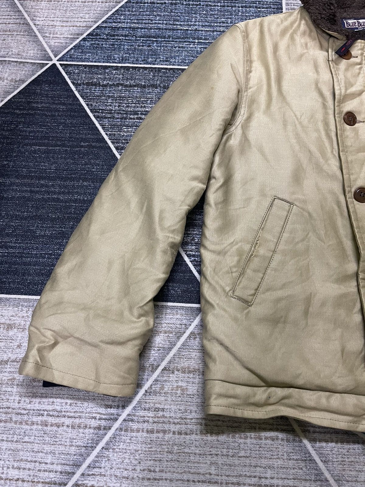 Blue Blue Japan VINTAGE BLUE BLUE JAPAN HR MARKET JACKET Size US L / EU 52-54 / 3 - 4 Thumbnail