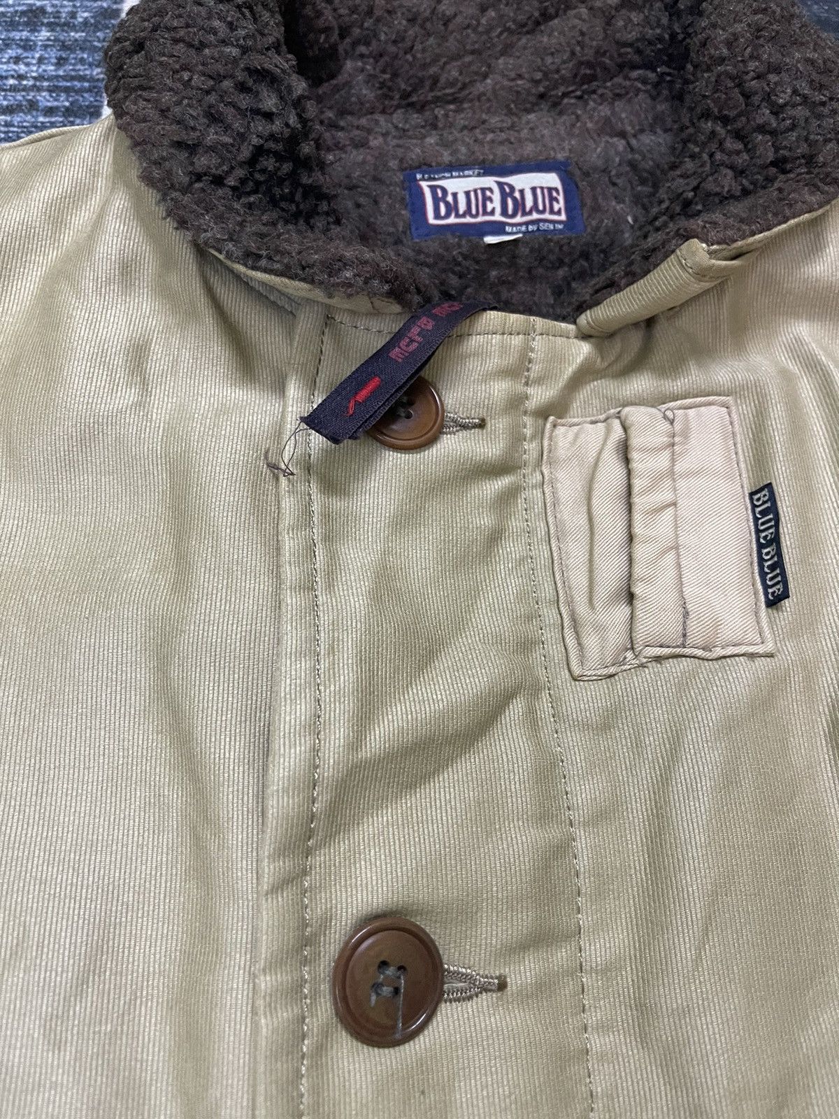 Blue Blue Japan VINTAGE BLUE BLUE JAPAN HR MARKET JACKET Size US L / EU 52-54 / 3 - 7 Thumbnail