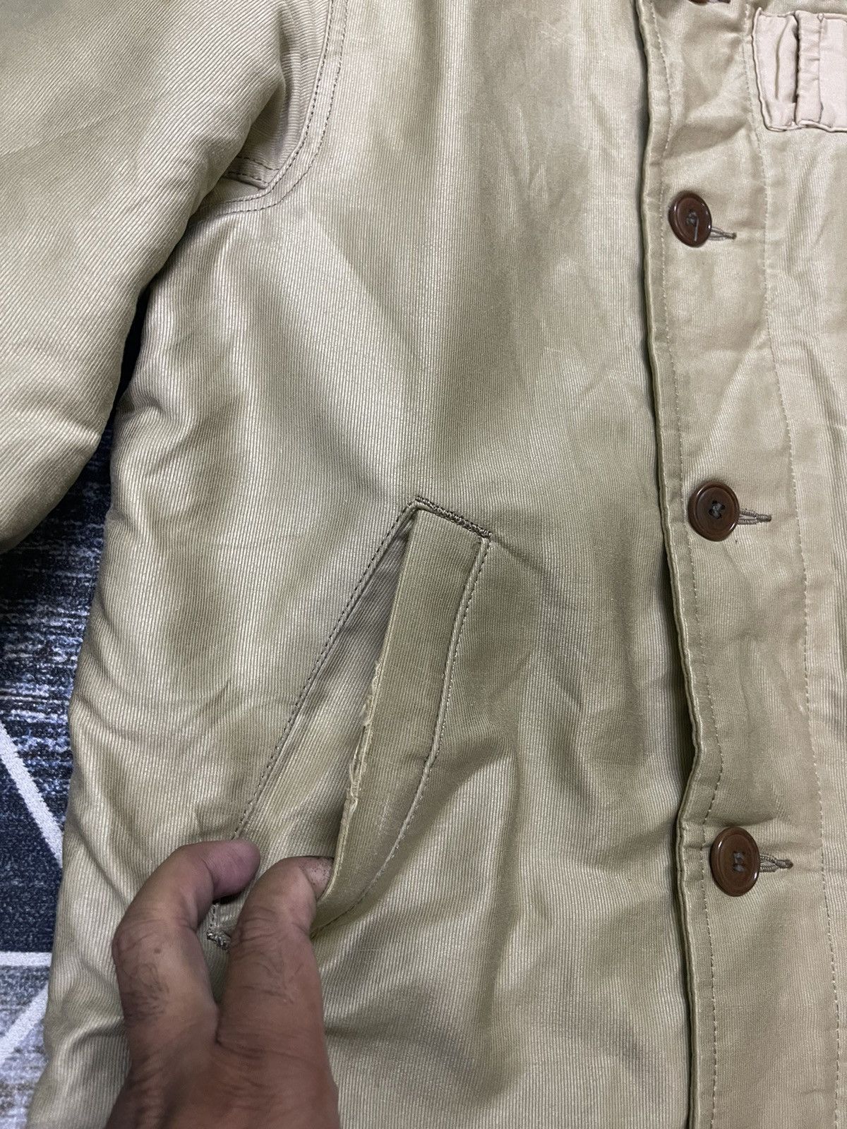 Blue Blue Japan VINTAGE BLUE BLUE JAPAN HR MARKET JACKET Size US L / EU 52-54 / 3 - 9 Thumbnail