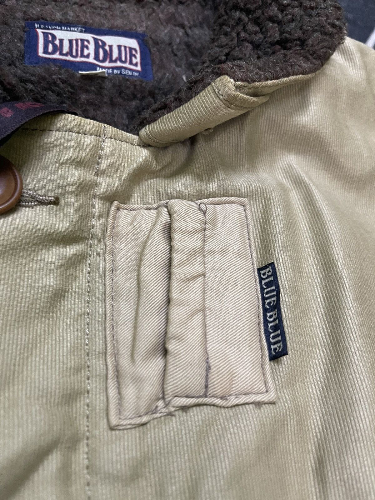 Blue Blue Japan VINTAGE BLUE BLUE JAPAN HR MARKET JACKET Size US L / EU 52-54 / 3 - 6 Thumbnail