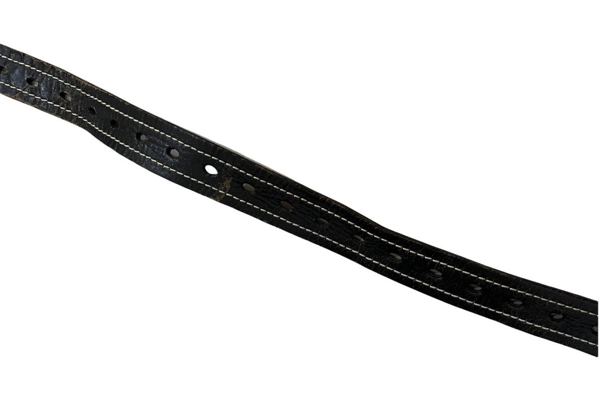 Leather × Vintage vintage Rock Style Leather Buckle Belt Size ONE SIZE - 4 Thumbnail
