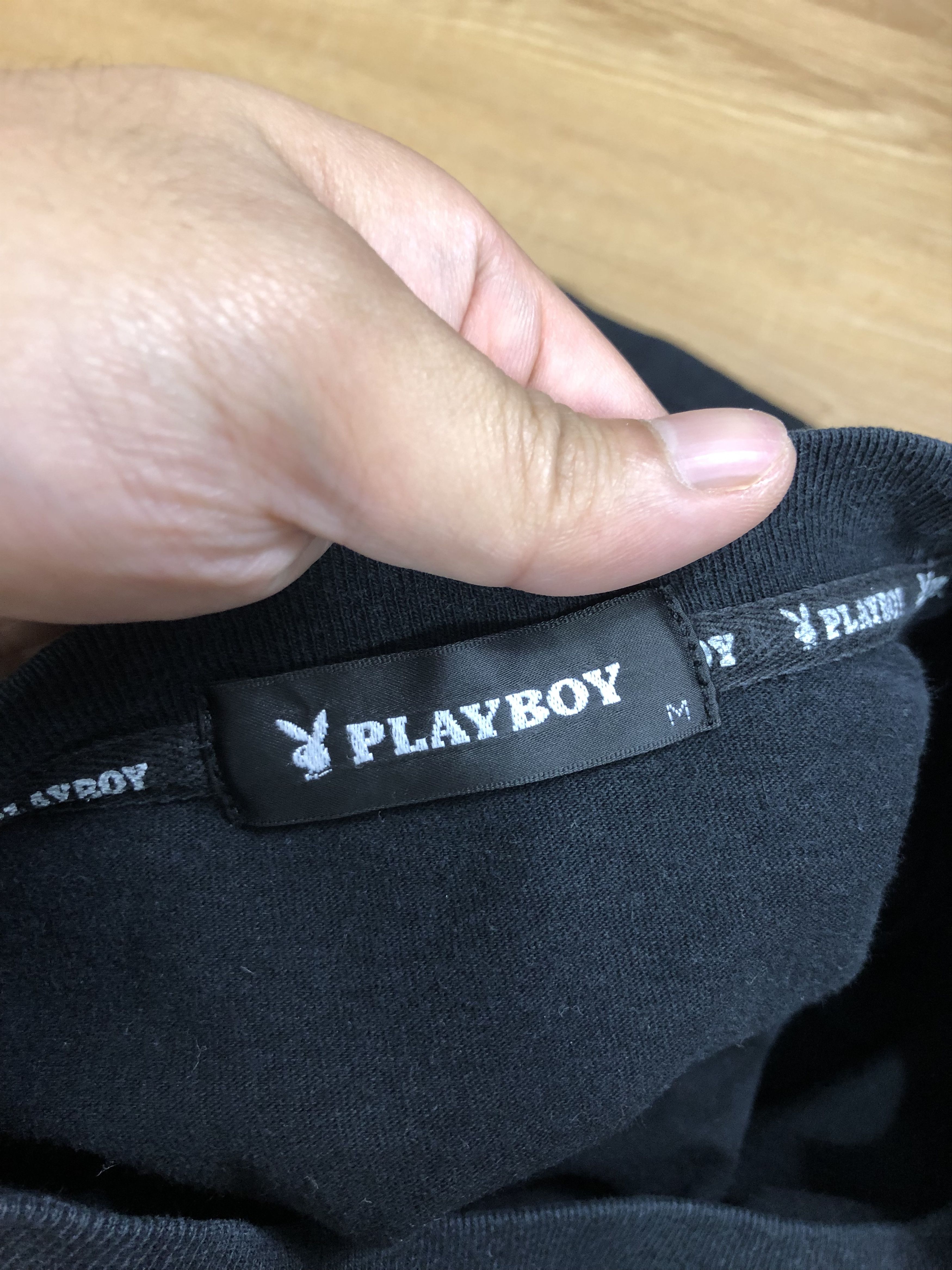 PLAYBOY MAGAZINE’S MODEL HIT SPELLOUT L/S