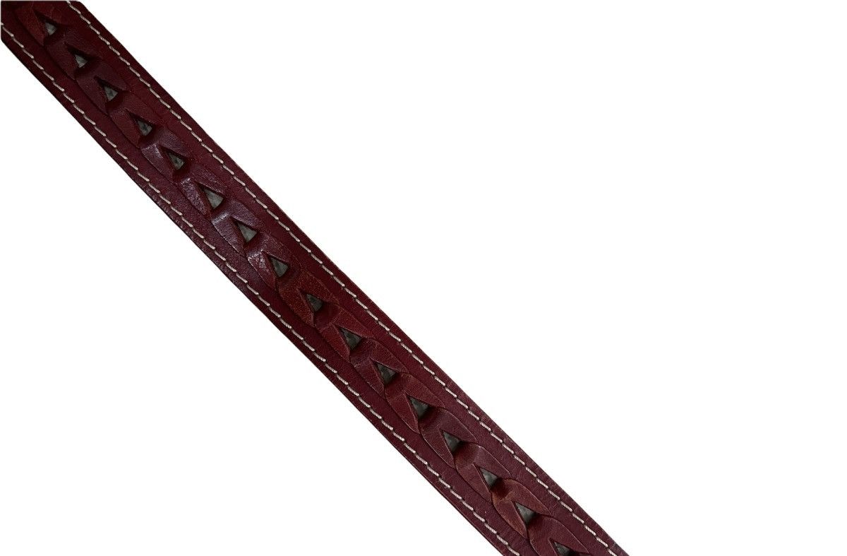 Cowboy Equipment × Leather Vintage Cowboy Fashion Leather Buckle Belt Size ONE SIZE - 4 Thumbnail