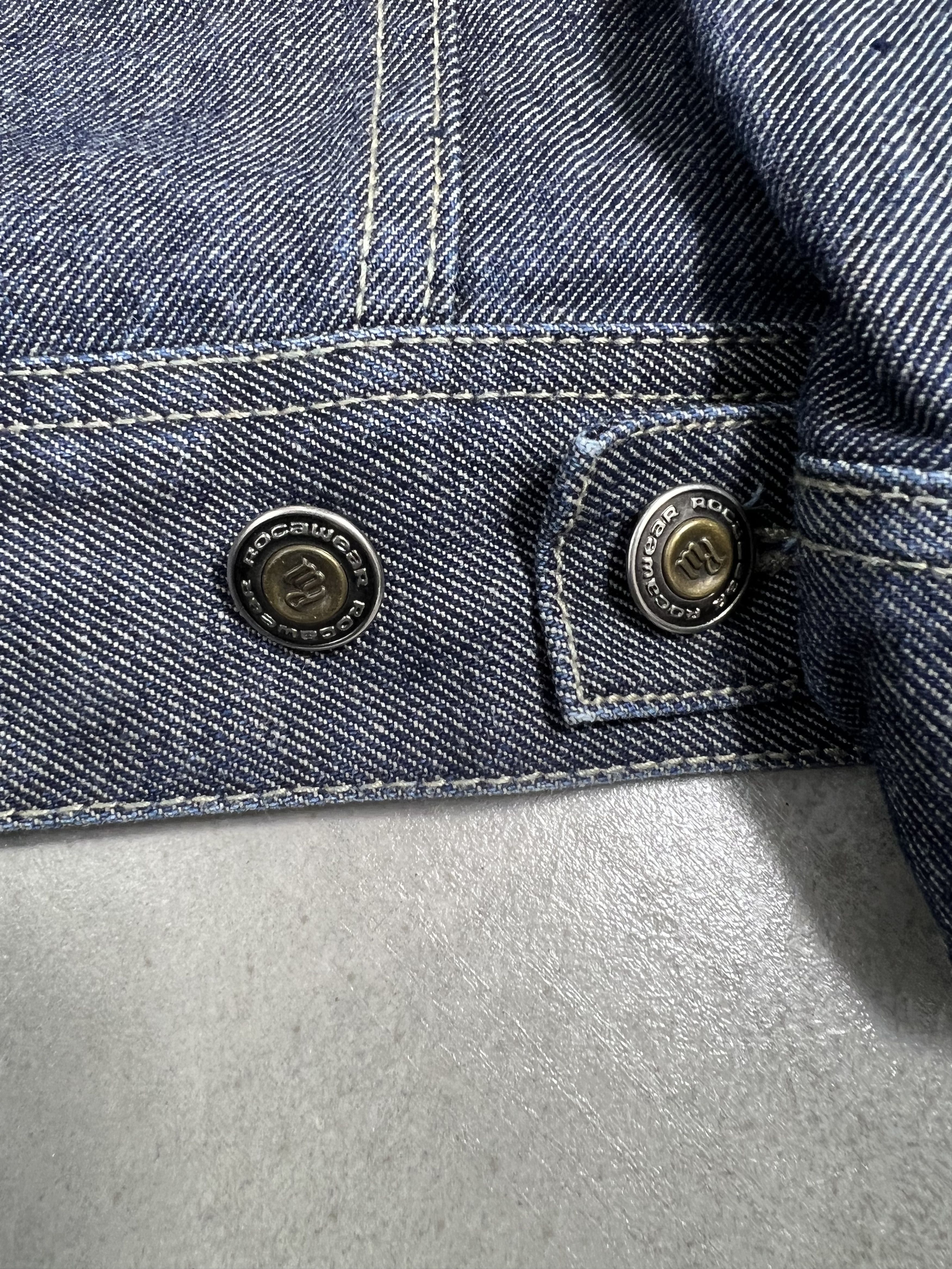 Rocawear Vintage Rocawear Clothing Hiphop Denim Jacket (XL) JK163 Size US XL / EU 56 / 4 - 6 Thumbnail