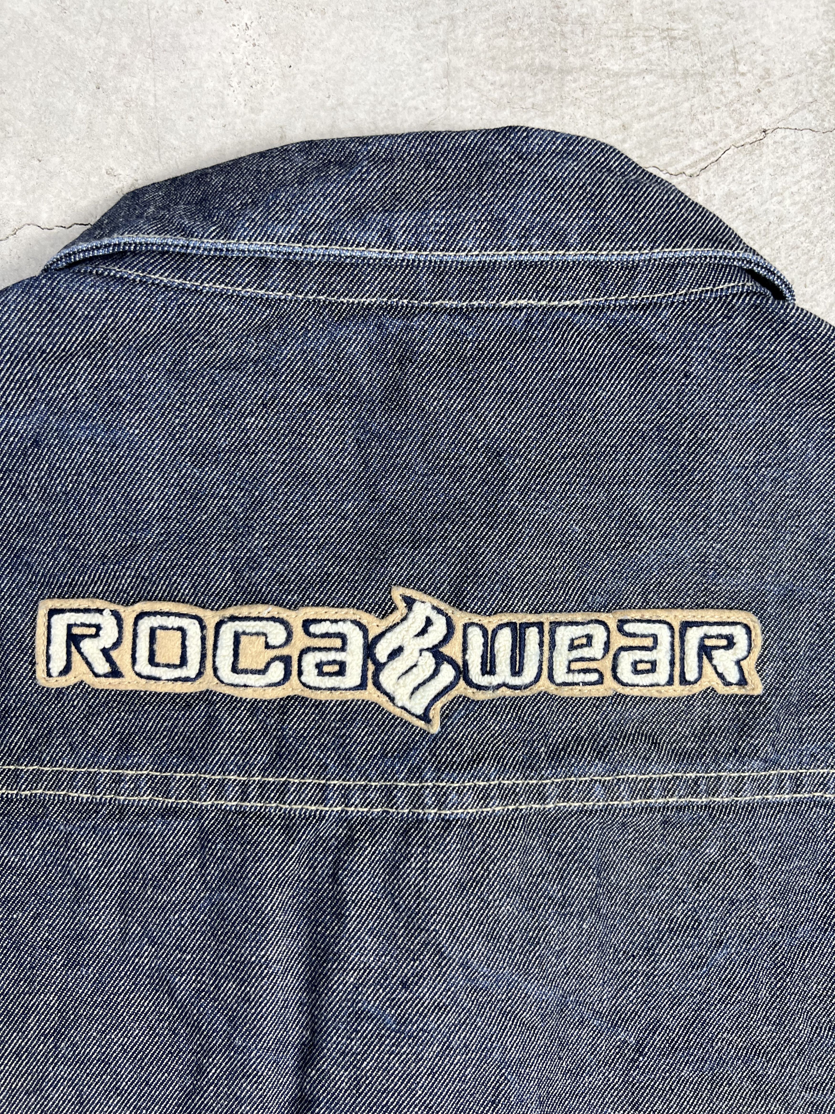 Rocawear Vintage Rocawear Clothing Hiphop Denim Jacket (XL) JK163 Size US XL / EU 56 / 4 - 3 Thumbnail