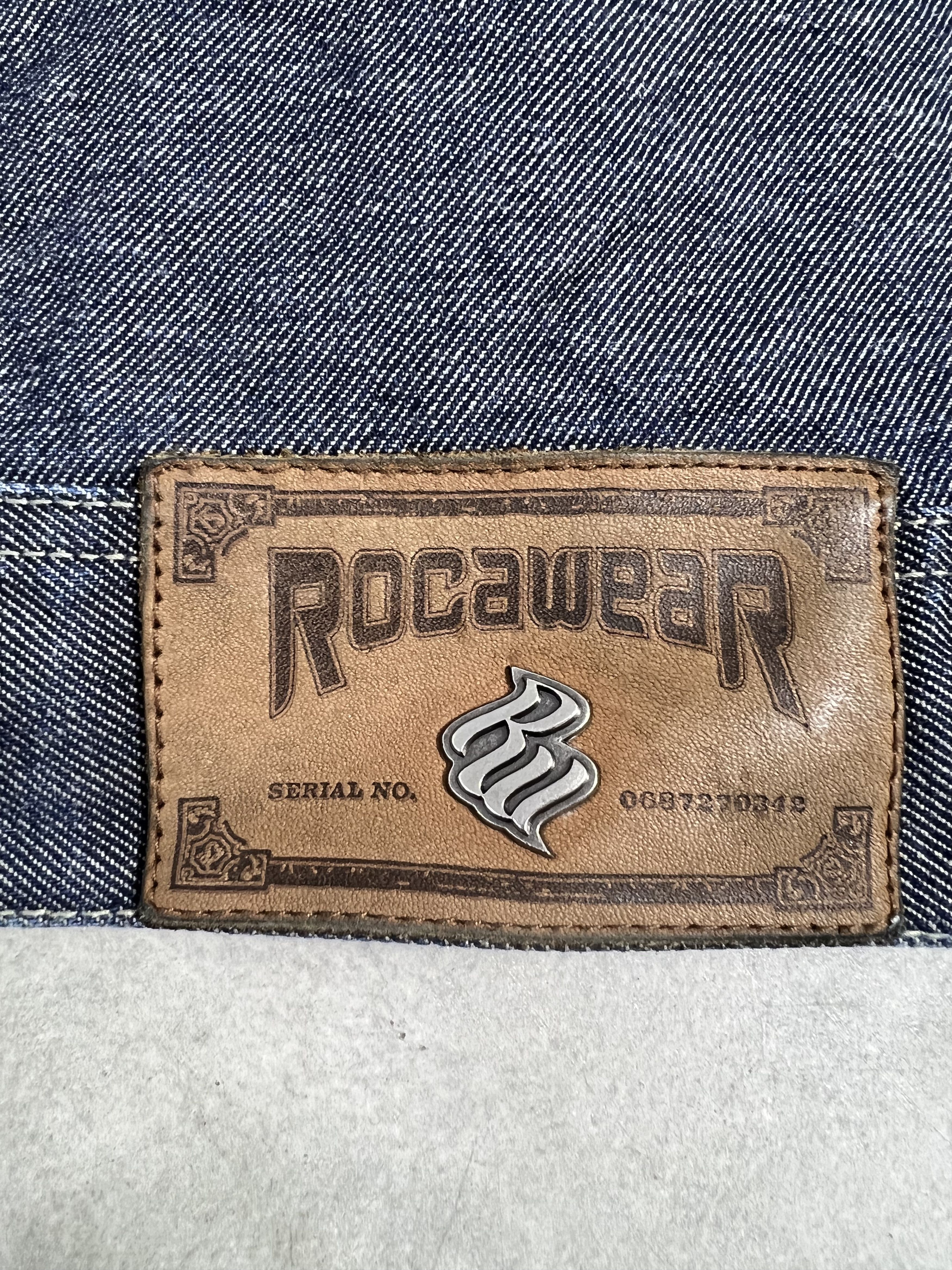 Rocawear Vintage Rocawear Clothing Hiphop Denim Jacket (XL) JK163 Size US XL / EU 56 / 4 - 4 Thumbnail