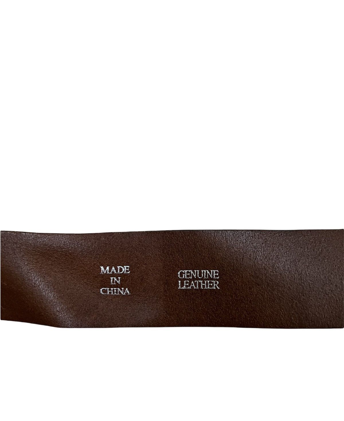 Genuine Leather × Vintage vintage Leathers Buckle Belt Size ONE SIZE - 4 Thumbnail