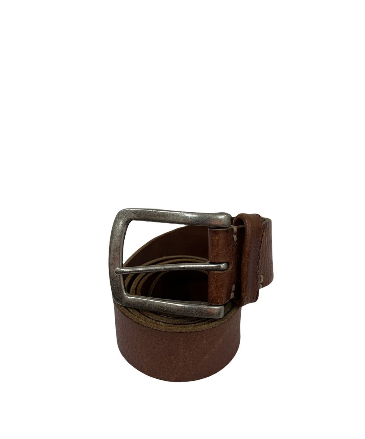 Genuine Leather × Vintage vintage Leathers Buckle Belt Size ONE SIZE - 1 Thumbnail