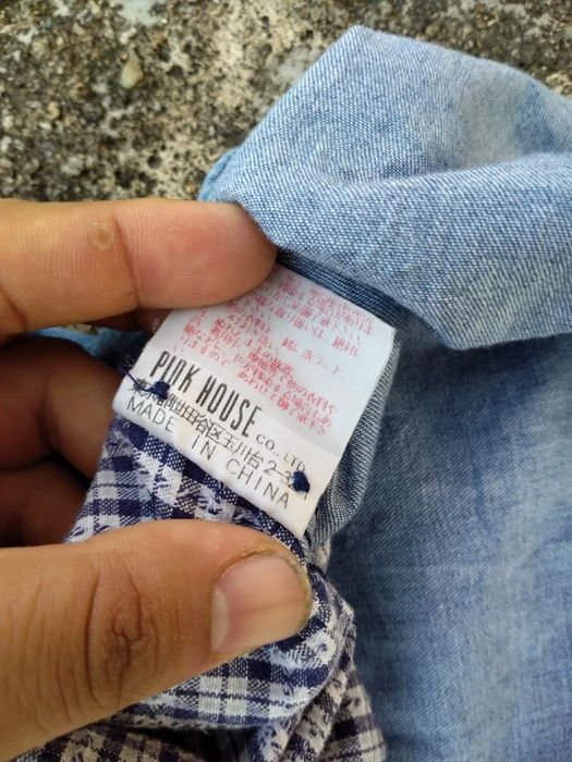 Japanese Brand × Karl Helmut DISTRESSED KARL HELMUT BUTTON UP SHIRT Size US L / EU 52-54 / 3 - 7 Thumbnail