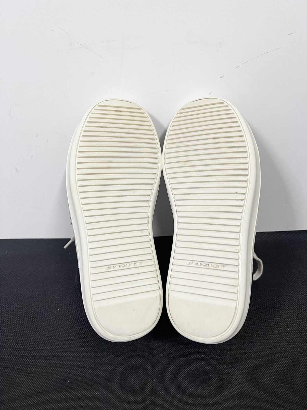 Rick Owens Drkshdw Rick owens drkshdw ramones low sneakers sz 37.5 Size US 7.5 / IT 37.5 - 8 Thumbnail