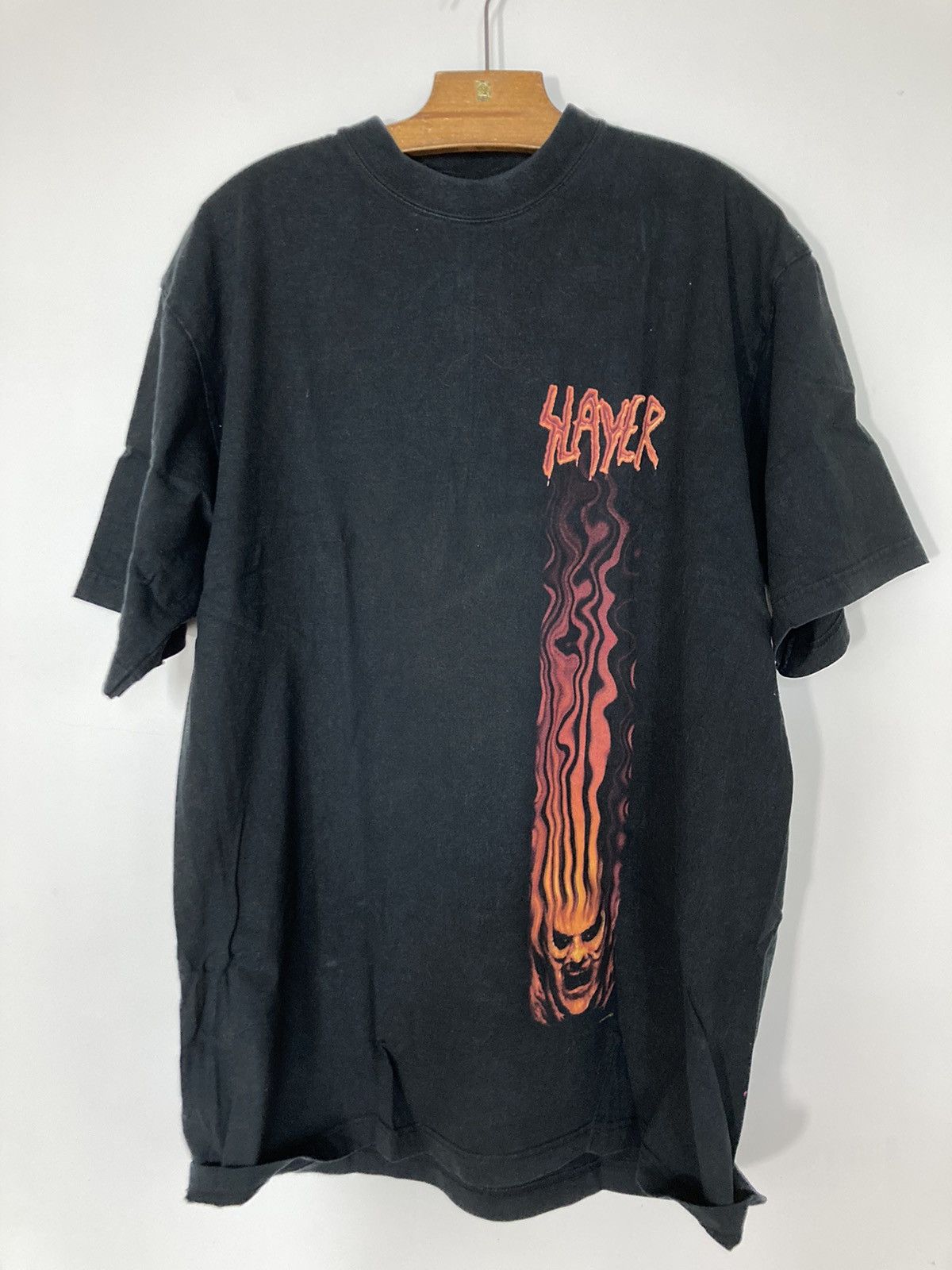 ミュージシャン Slayer Diabolus On Tour T-Shirt 90's SLAYER Diabolus In Musica ツアーTシャツ 黒 (XL)/A4035T-SO