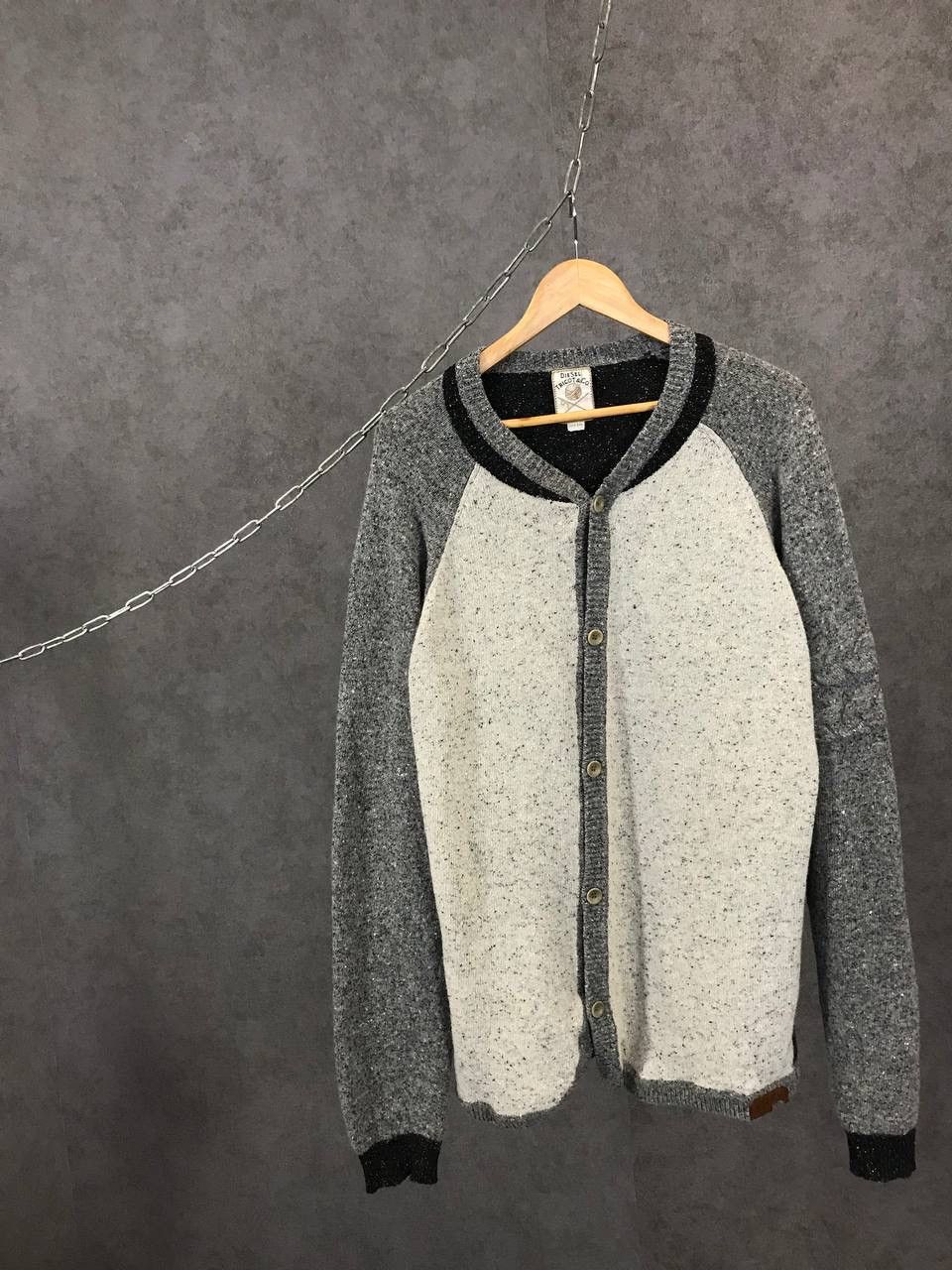 Diesel vintage multicolor cardigan sweater