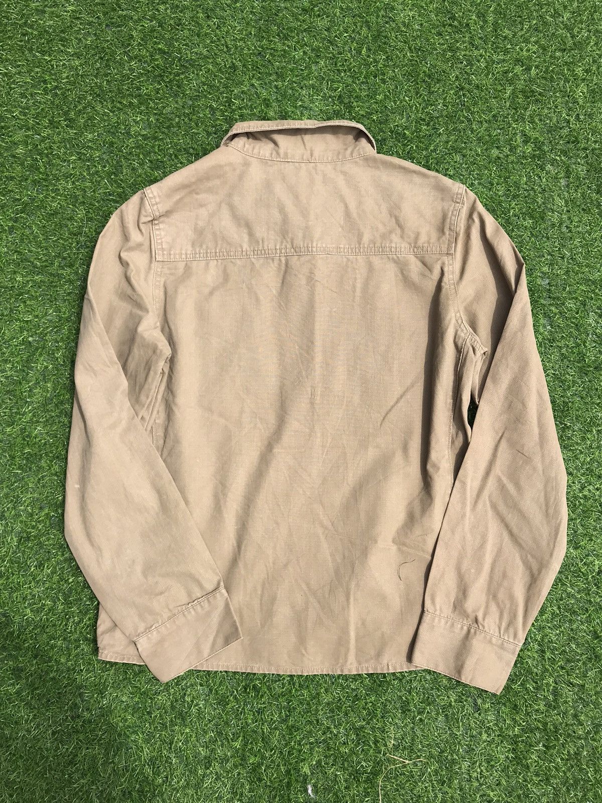 Vintage Unbranded Button Up Longsleeve Shirt military army Size US L / EU 52-54 / 3 - 4 Thumbnail