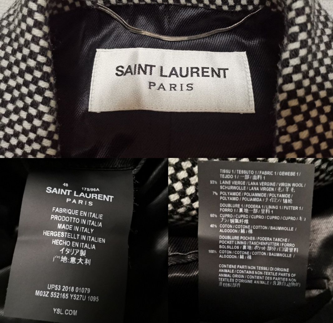 Saint Laurent Paris Saint laurent Saint Laurent 2018AW coat Size US M / EU 48-50 / 2 - 8 Thumbnail