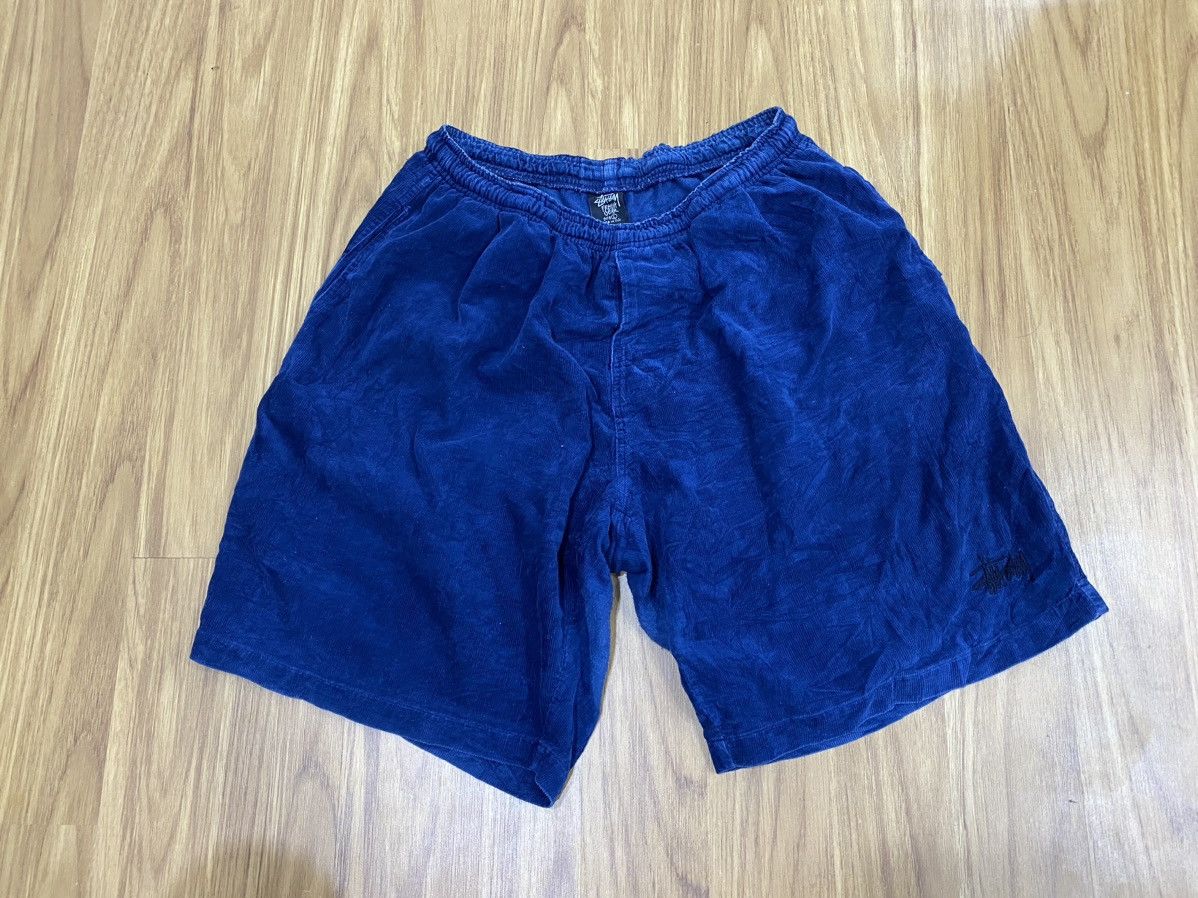 Stussy Vintage 80s Stussy Made In Fiji Corduroy Denim Shorts Size US 30 / EU 46 - 3 Thumbnail