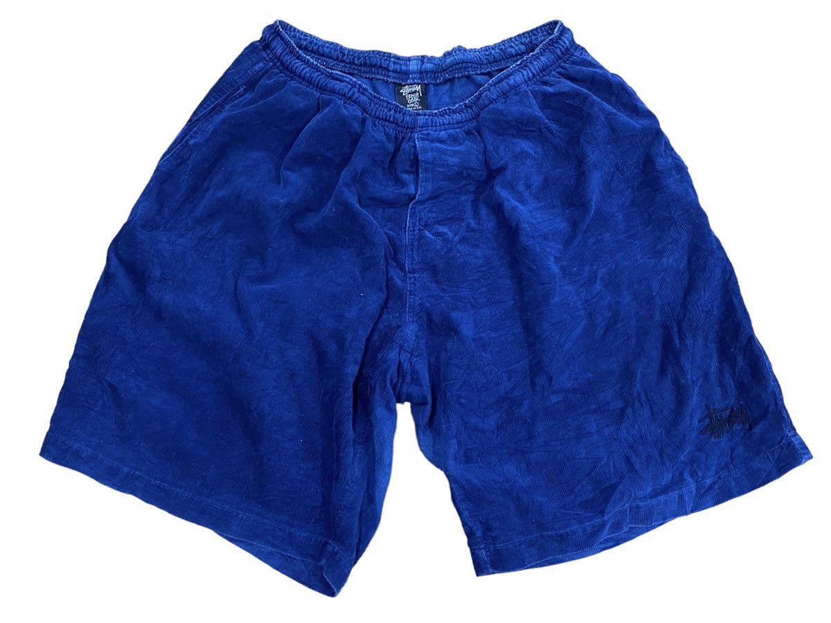 Stussy Vintage 80s Stussy Made In Fiji Corduroy Denim Shorts Size US 30 / EU 46 - 2 Thumbnail