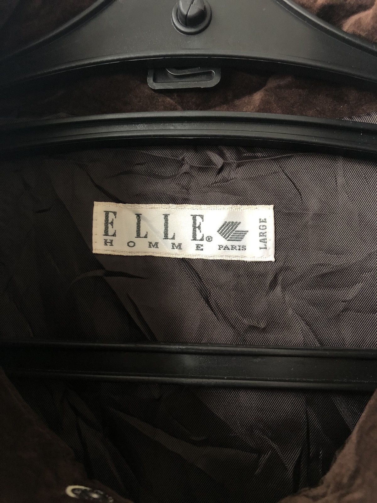 Vintage Japanese Brand Elle Homme Paris Faux Suede Vest Size US L / EU 52-54 / 3 - 6 Thumbnail