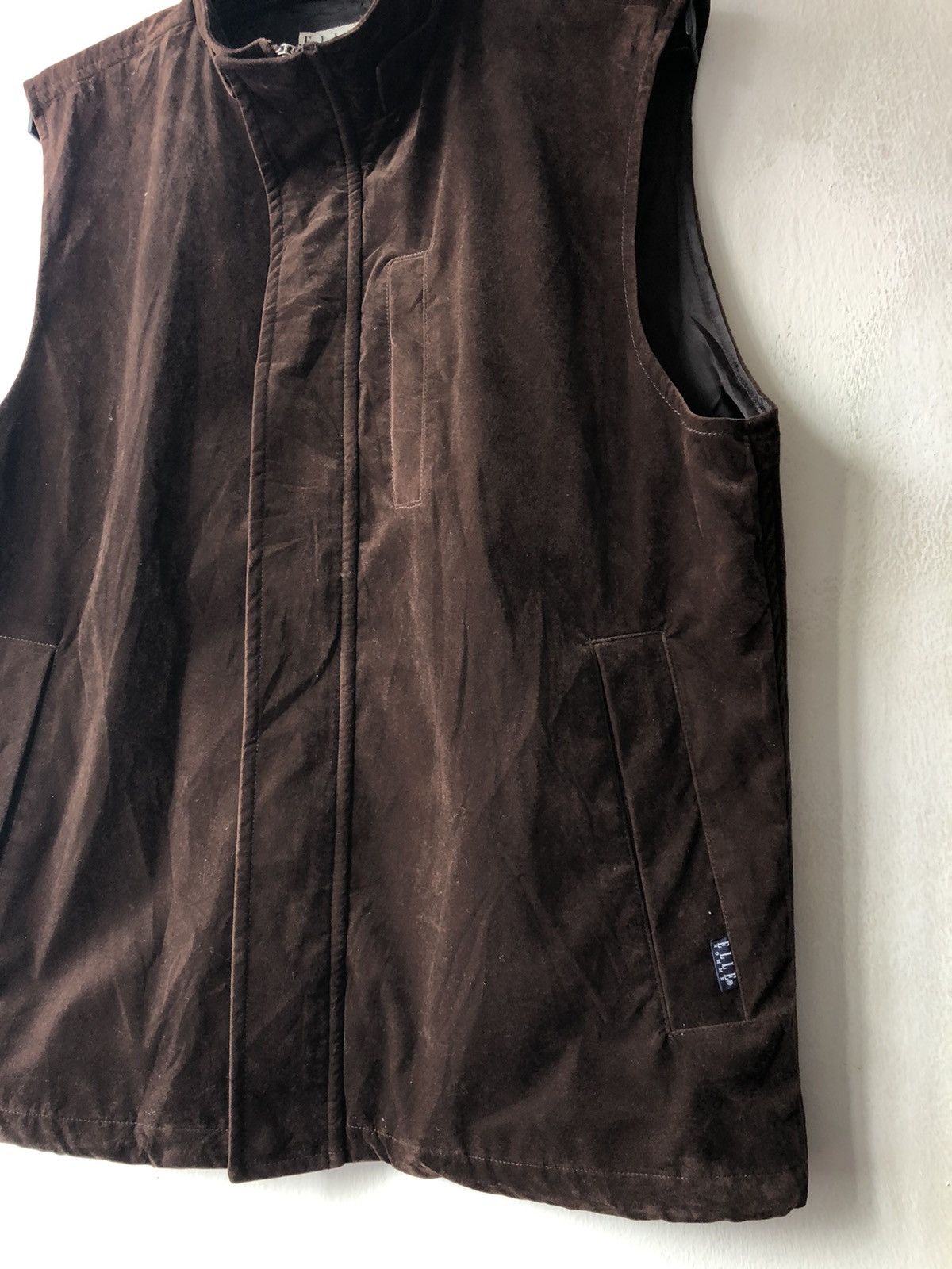 Vintage Japanese Brand Elle Homme Paris Faux Suede Vest Size US L / EU 52-54 / 3 - 4 Thumbnail