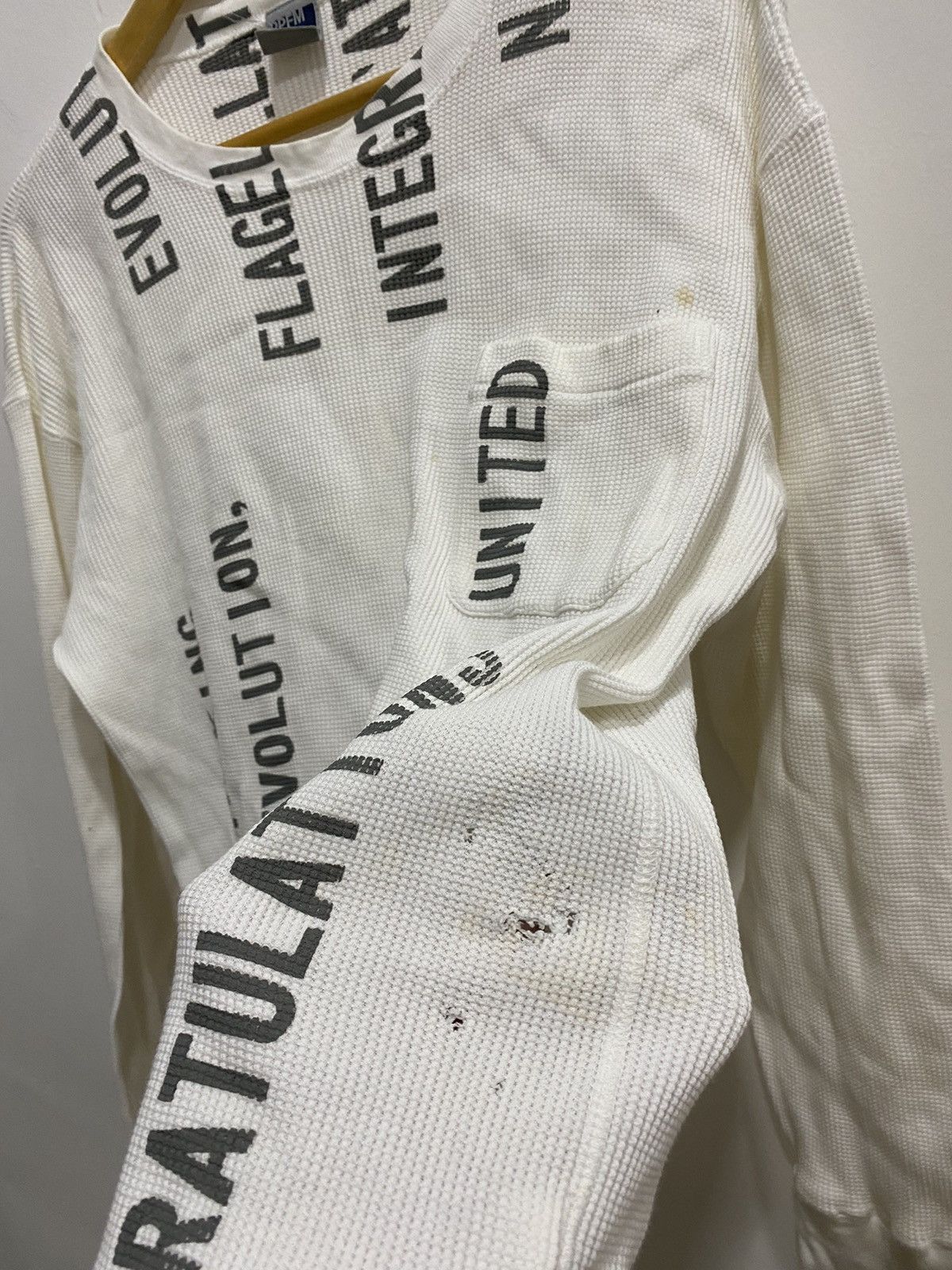PPFM Rare PPFM “Revolution Masturbation“ Thermal Longsleeve Shirt Size US M / EU 48-50 / 2 - 6 Thumbnail