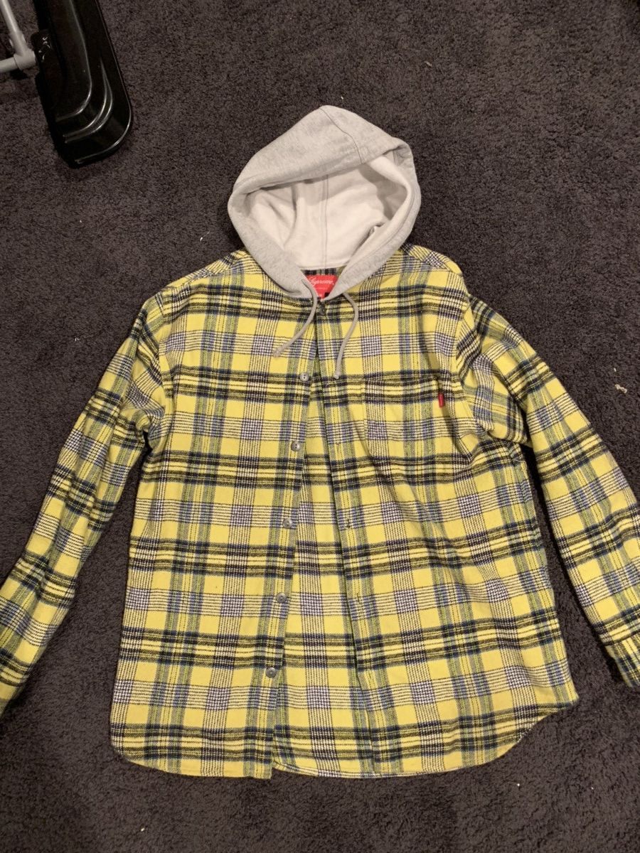 Supreme Hooded Flannel Shirt | Grailed Supreme Hooded Flannel Shirt | Grailed