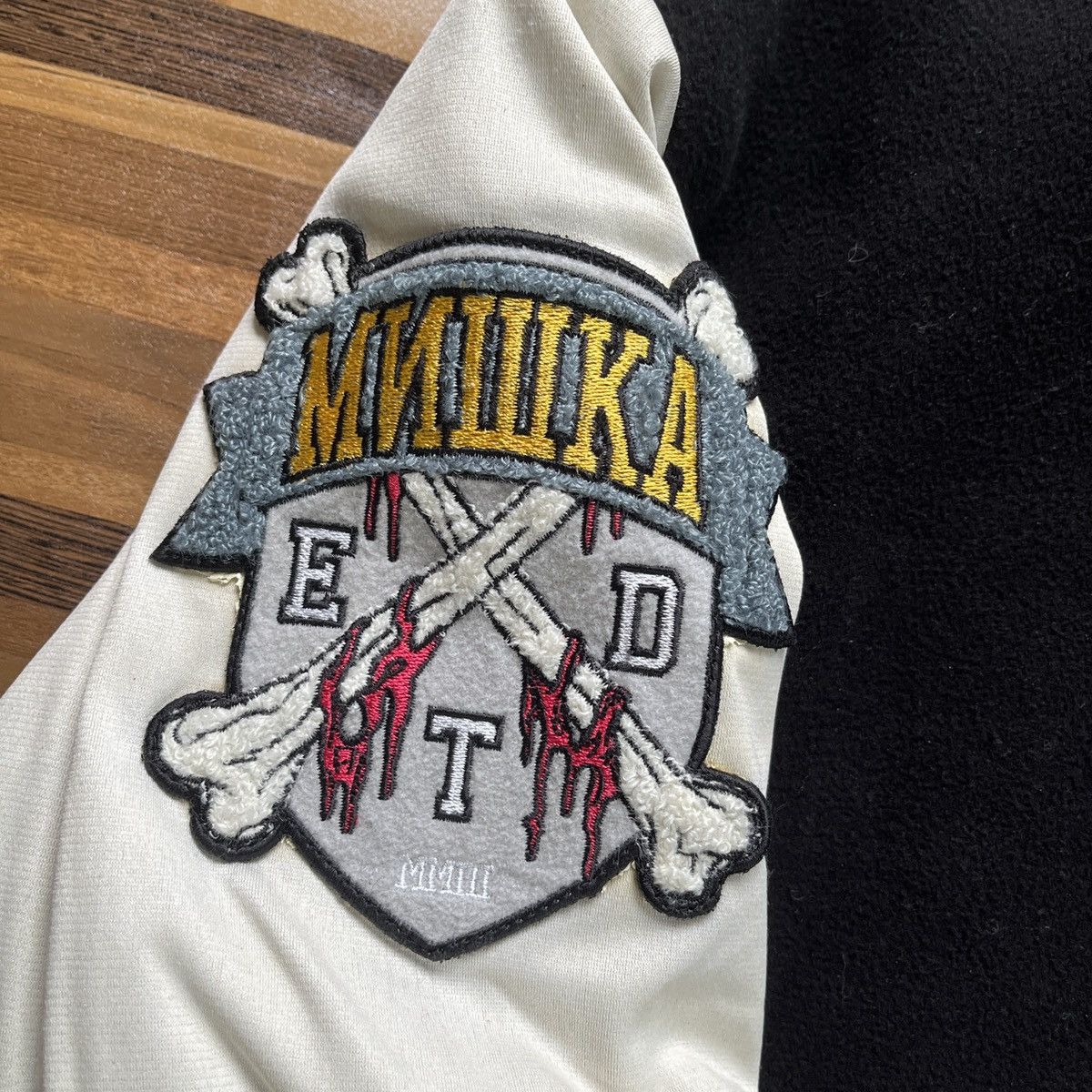 Mishka Vintage Mishka Varsity MNWKA Jacket Rare Big Eye Embroidery Size US XL / EU 56 / 4 - 10 Thumbnail