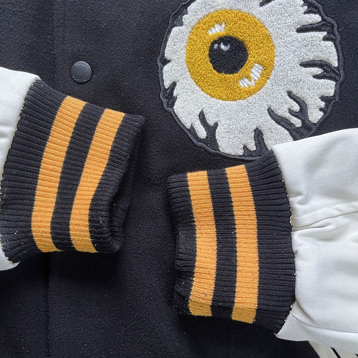 Mishka Vintage Mishka Varsity MNWKA Jacket Rare Big Eye Embroidery Size US XL / EU 56 / 4 - 11 Thumbnail