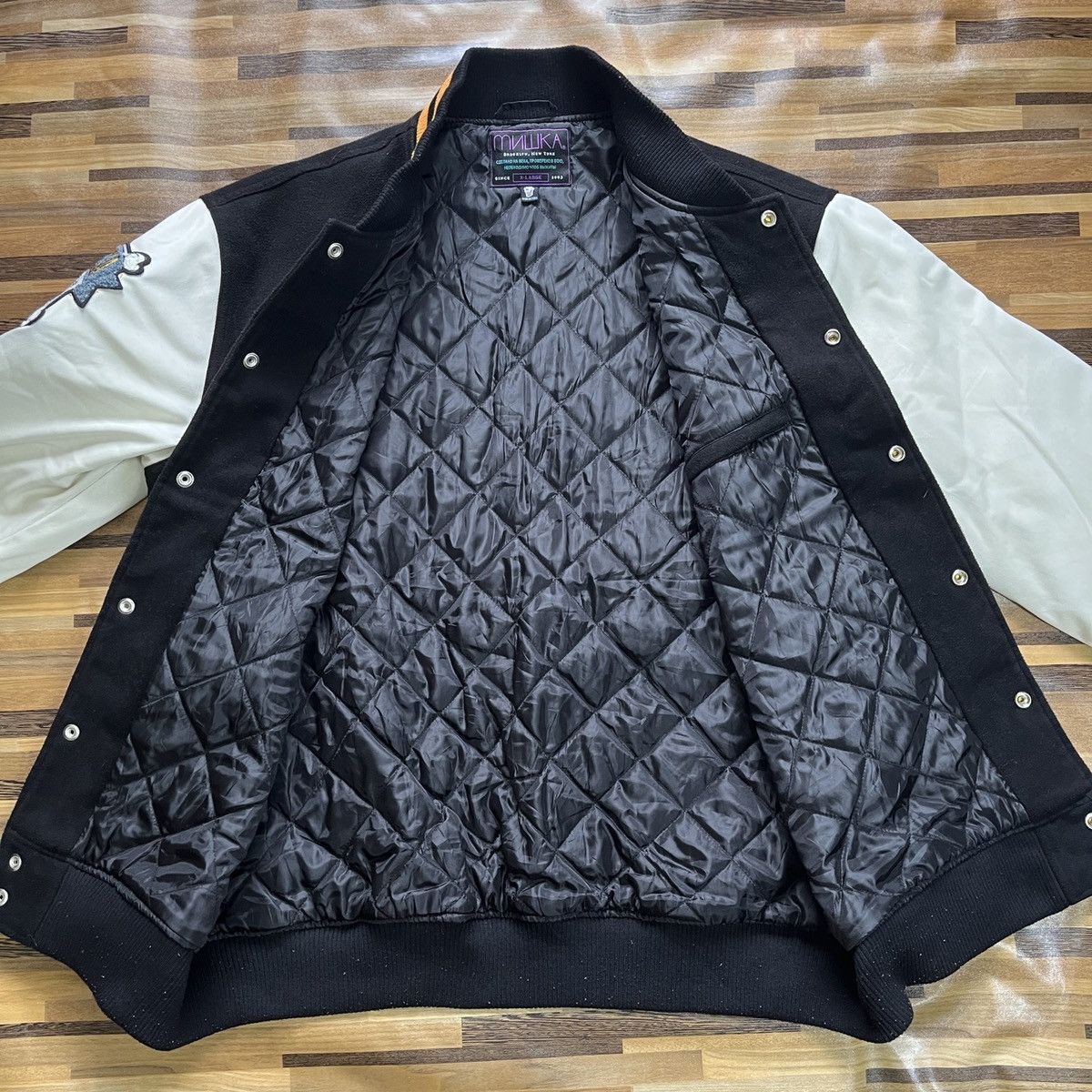Mishka Vintage Mishka Varsity MNWKA Jacket Rare Big Eye Embroidery Size US XL / EU 56 / 4 - 13 Thumbnail