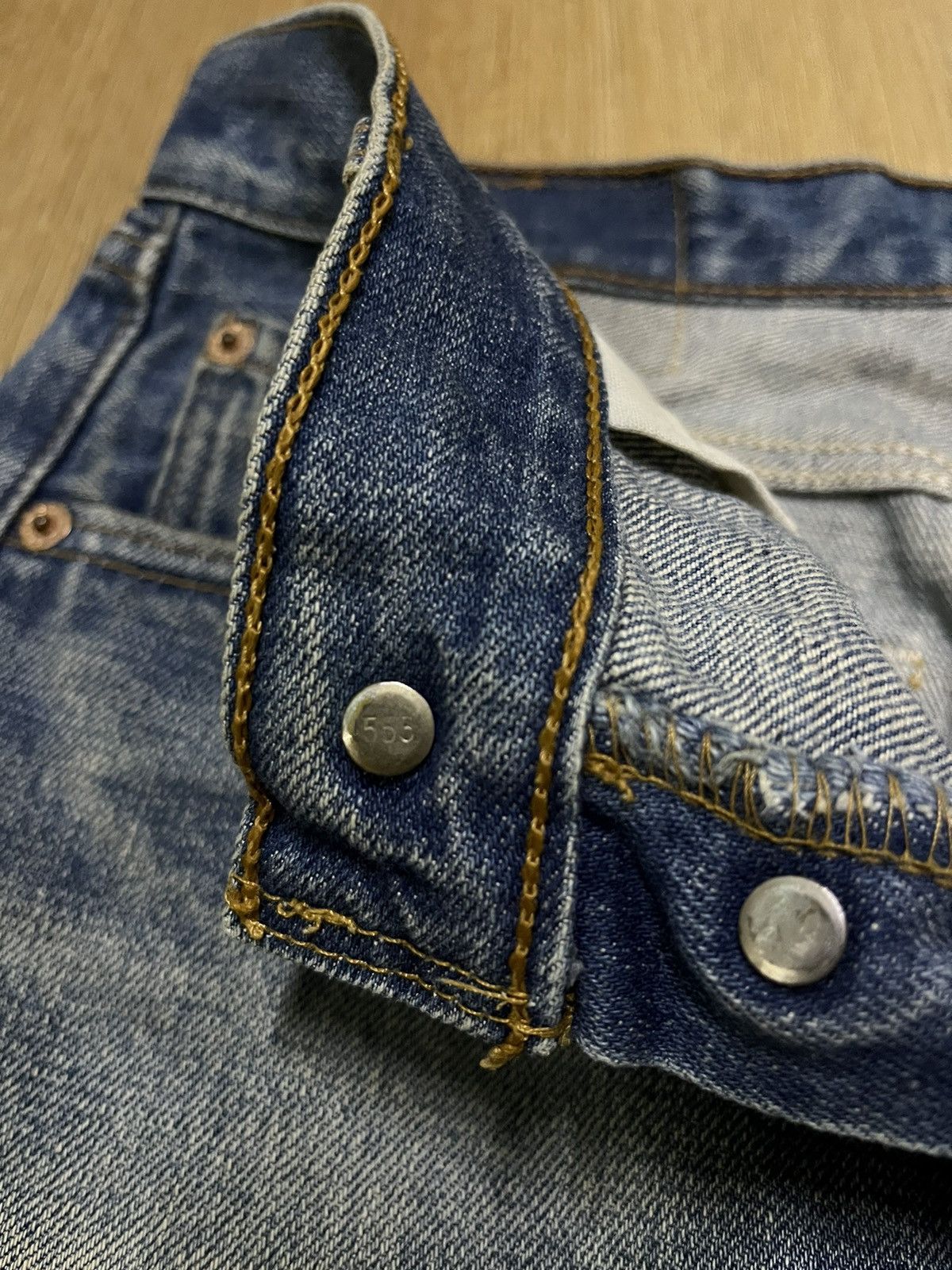 Levi's Vintage Levi’s 501 distressed denim Kurt cobain design Size US 29 - 5 Thumbnail