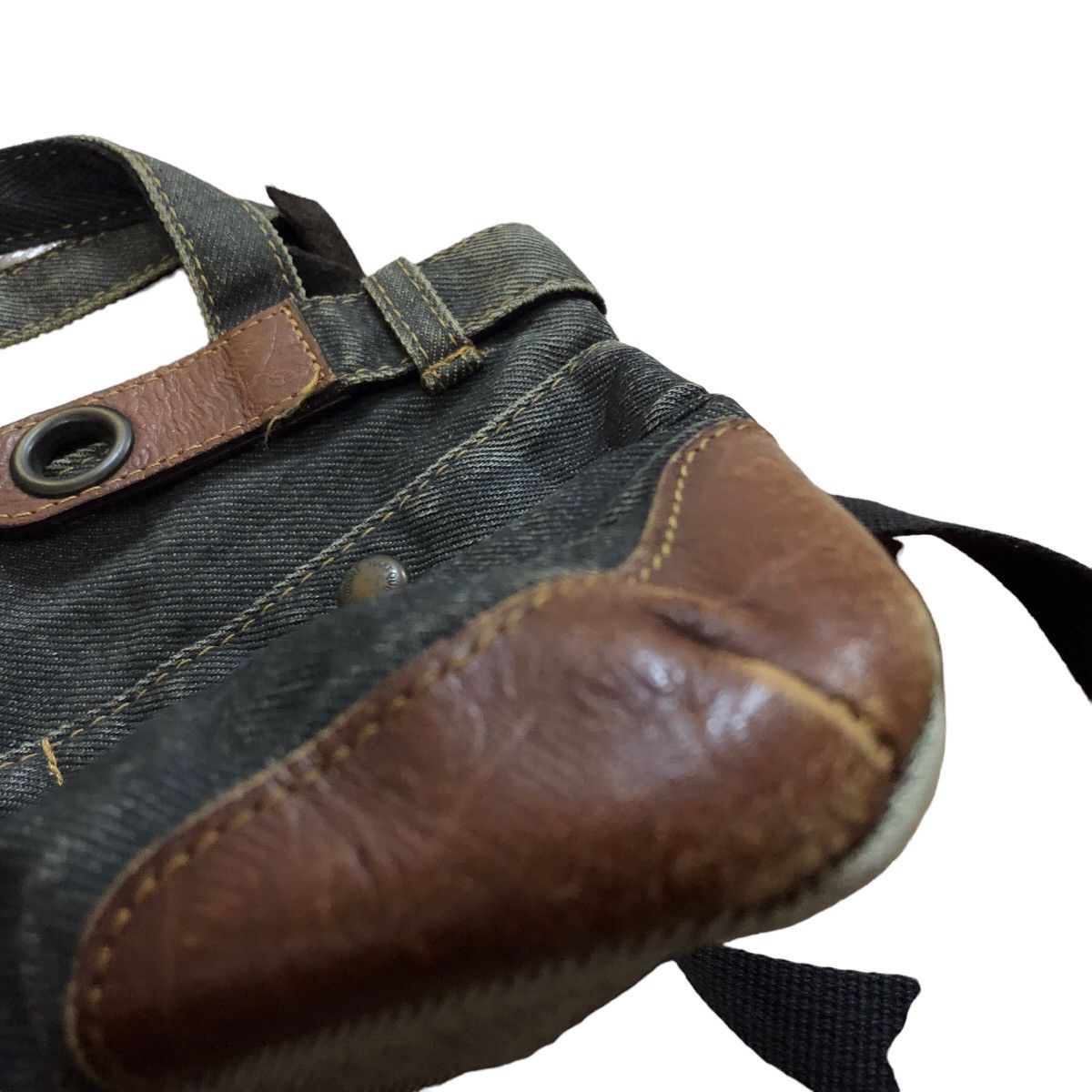 Vintage vintage mary quant denim leather sling bag Size ONE SIZE - 5 Thumbnail