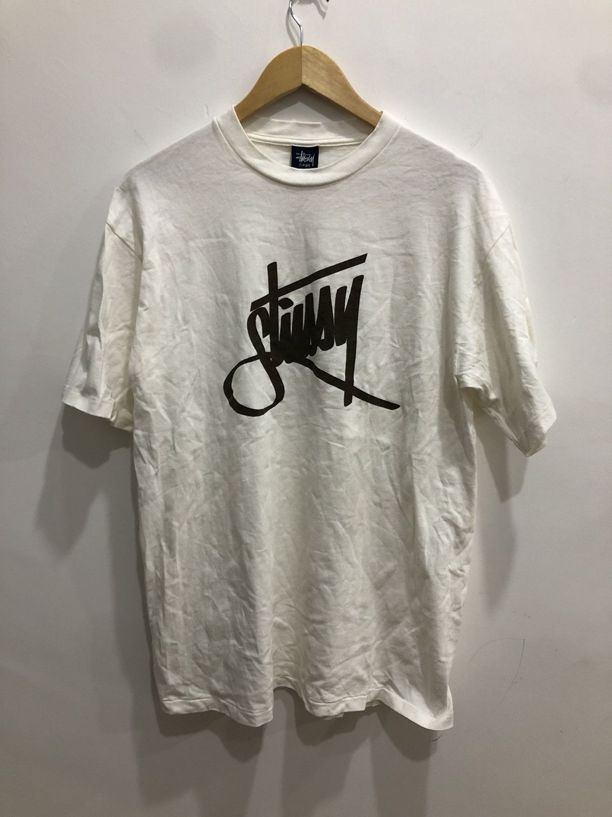 Vintage 90s Stussy Signature Single Stitch Tee