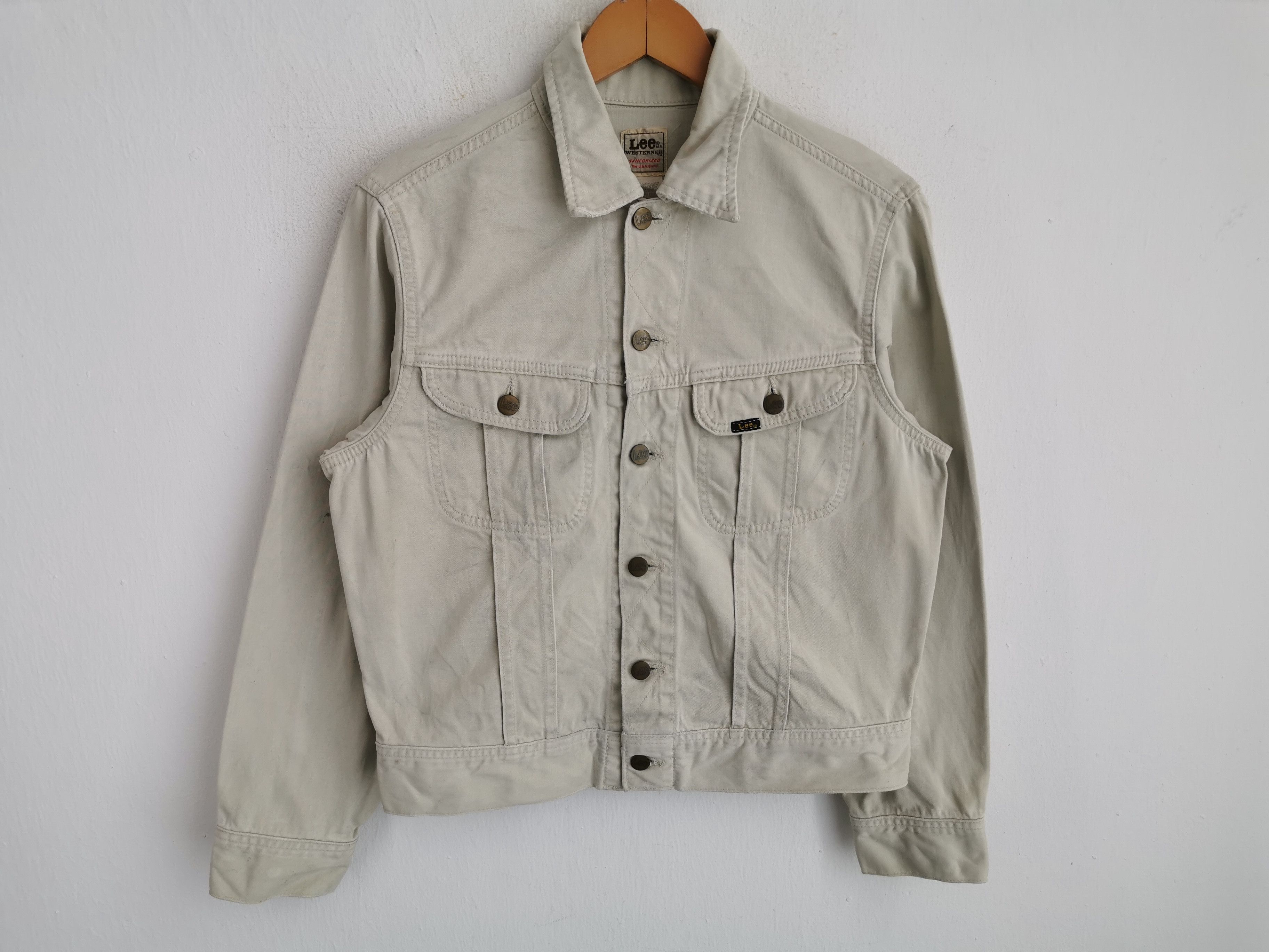 Vintage Lee Jeans Jacket Made In Japan Size M