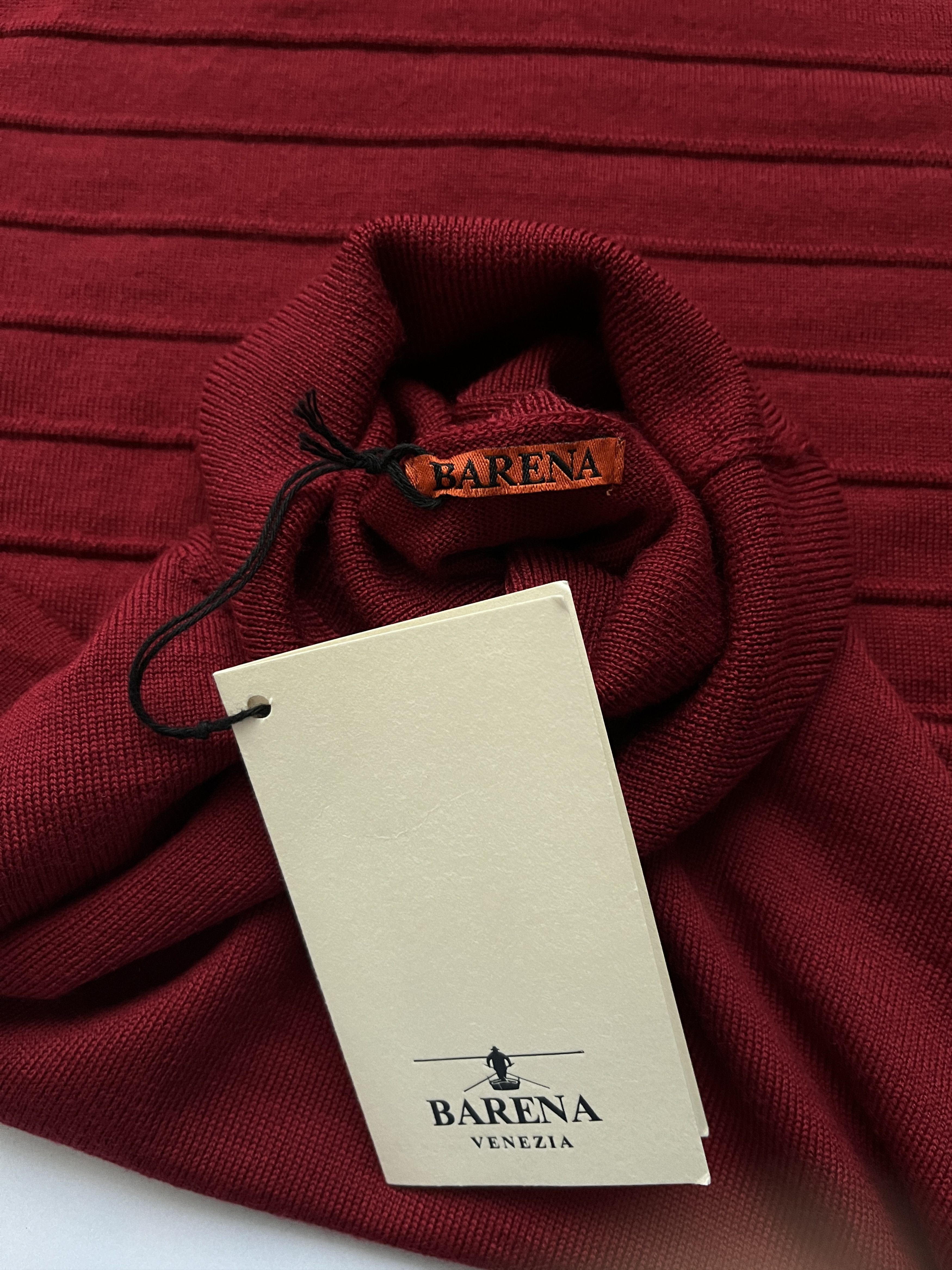 Barena ⚡️QUICK SALE⚡️Barena Burgundy Merino Turtleneck Sweater Size US L / EU 52-54 / 3 - 3 Thumbnail