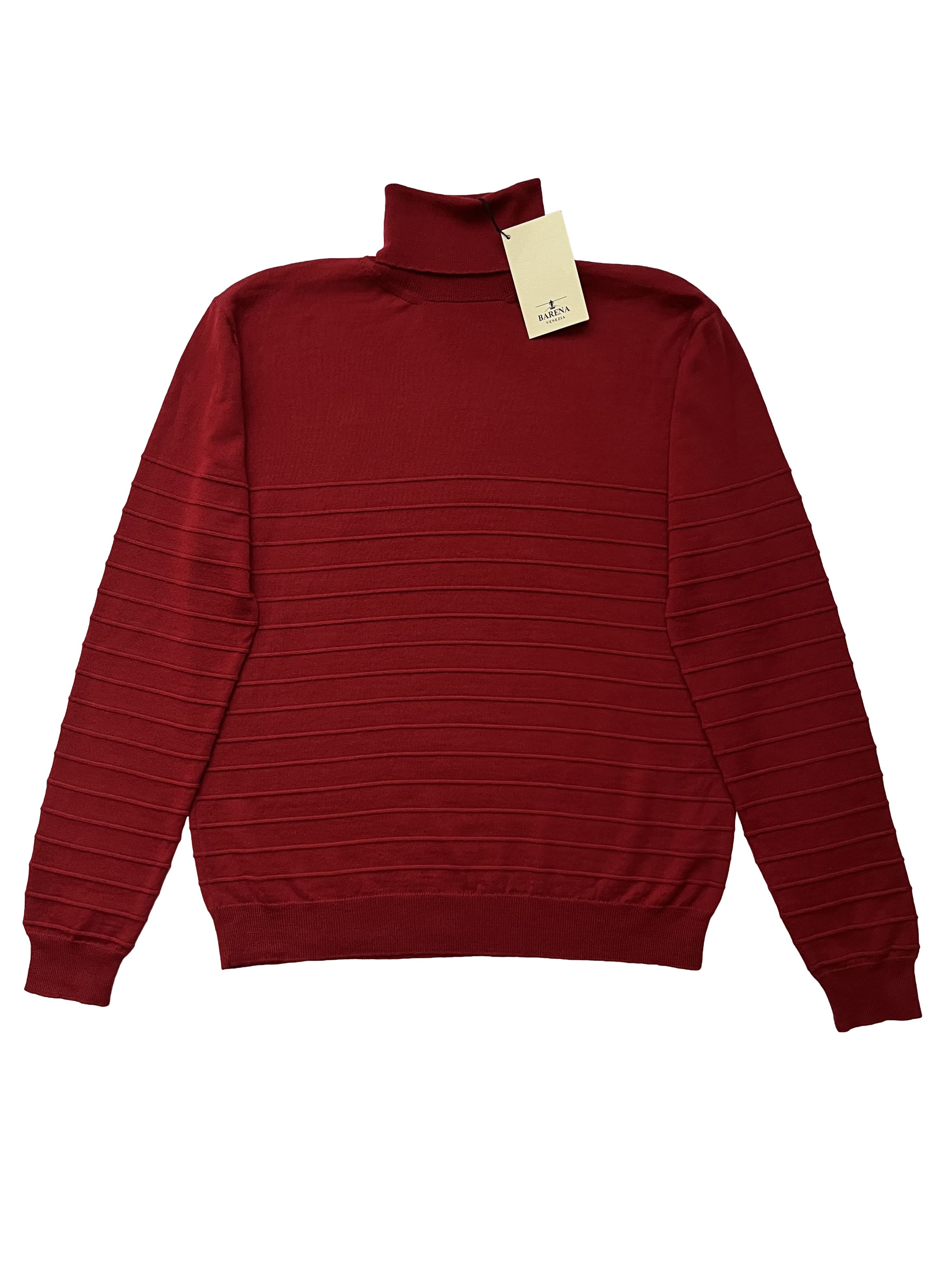 Barena ⚡️QUICK SALE⚡️Barena Burgundy Merino Turtleneck Sweater Size US L / EU 52-54 / 3 - 1 Thumbnail