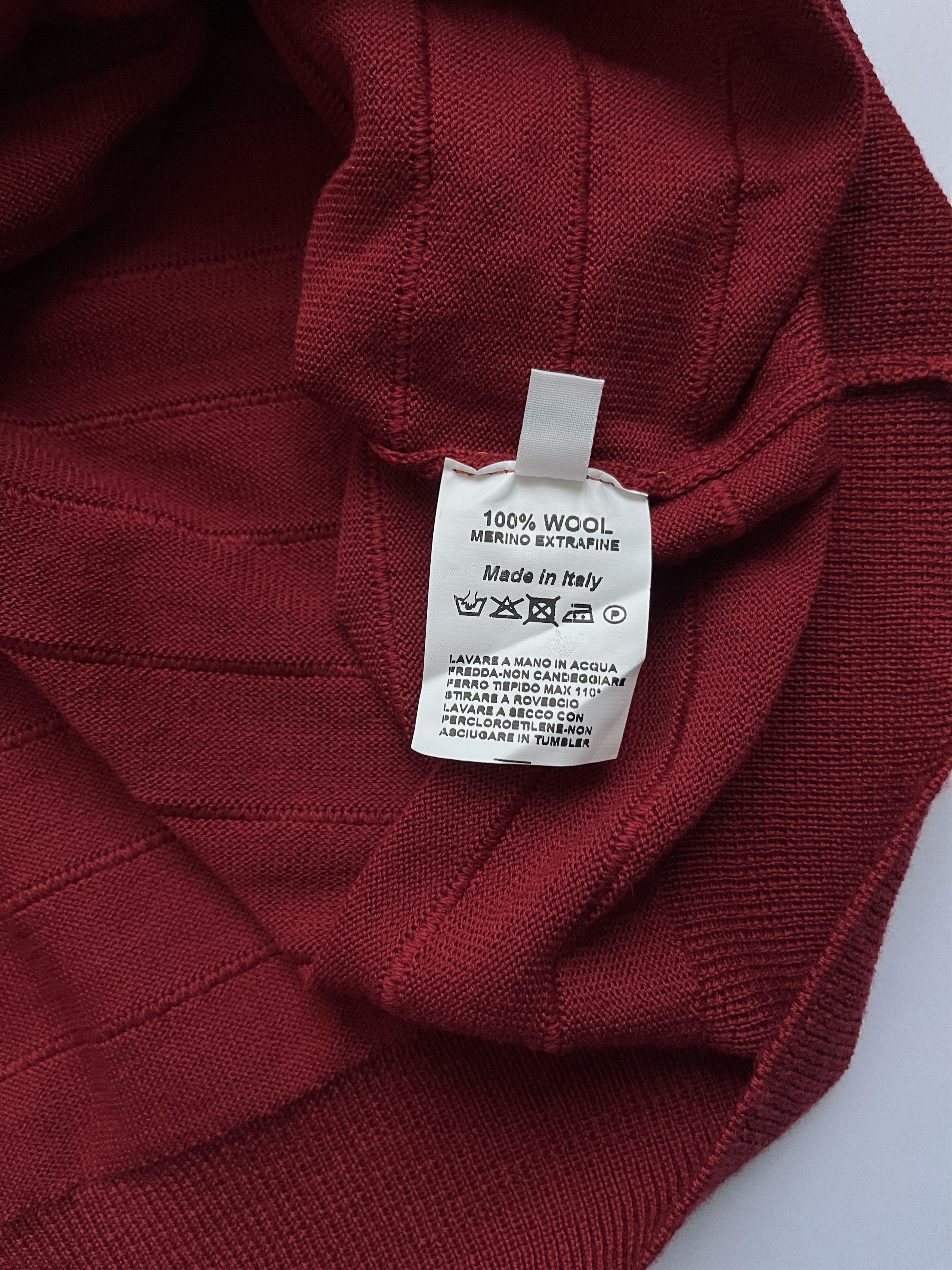 Barena ⚡️QUICK SALE⚡️Barena Burgundy Merino Turtleneck Sweater Size US L / EU 52-54 / 3 - 6 Thumbnail
