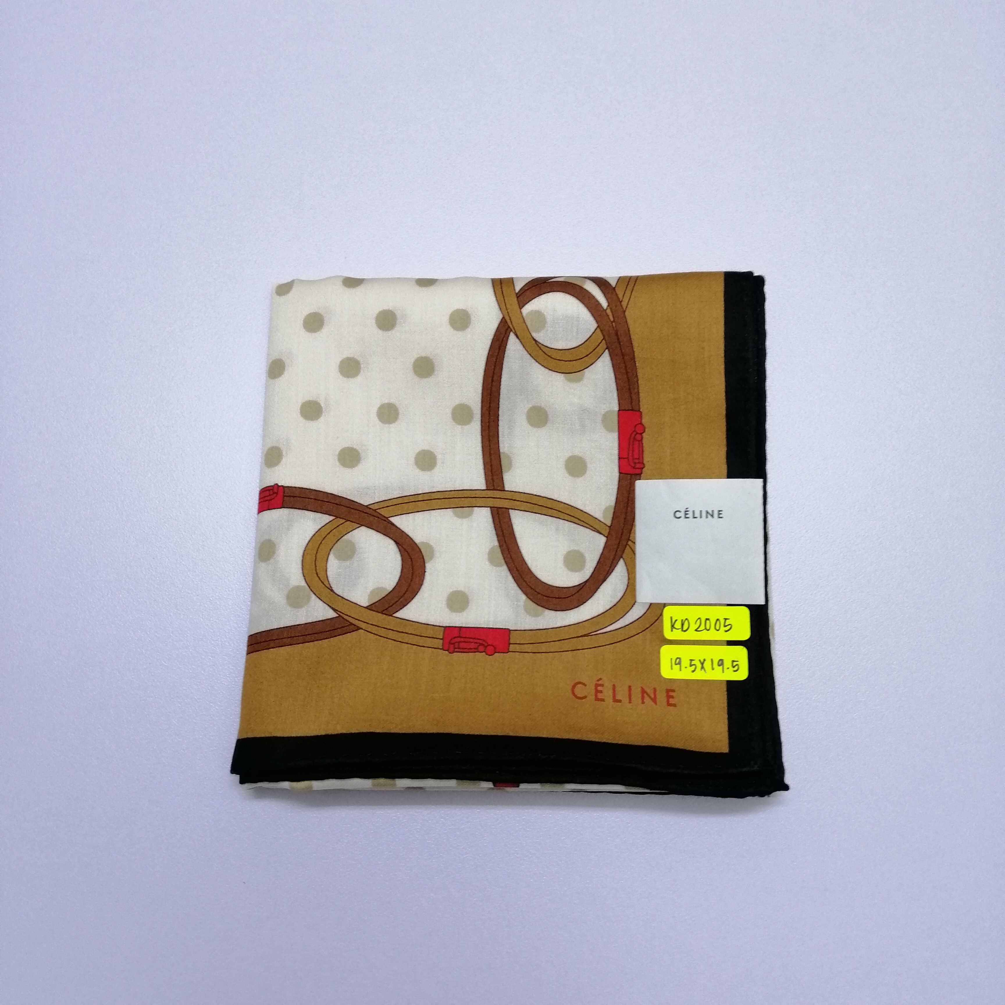 Celine Celine Handkerchief/Neckerchief/Bandana-KD2005 Size ONE SIZE - 7 Thumbnail