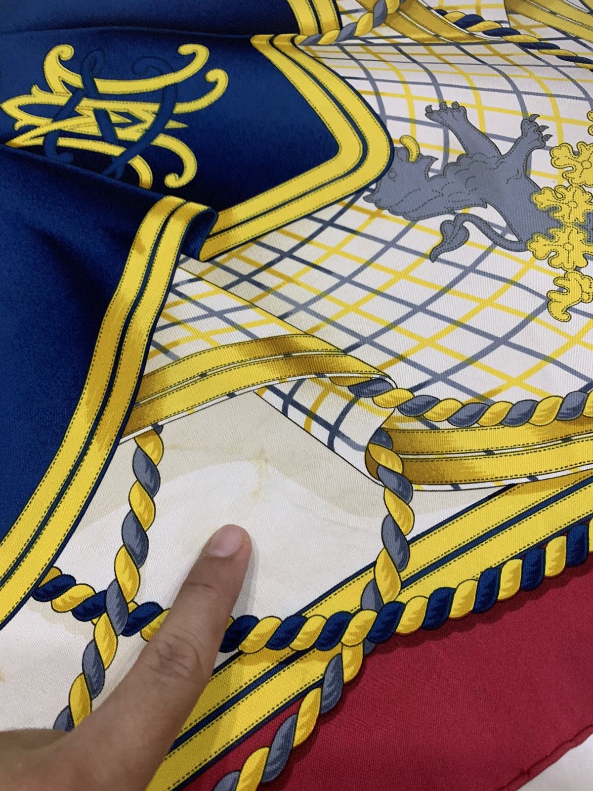 Hermes HERMES PARIS GRANDE TENUE CARRE 1980s VINTAGE SILK SCARF Size ONE SIZE - 7 Thumbnail