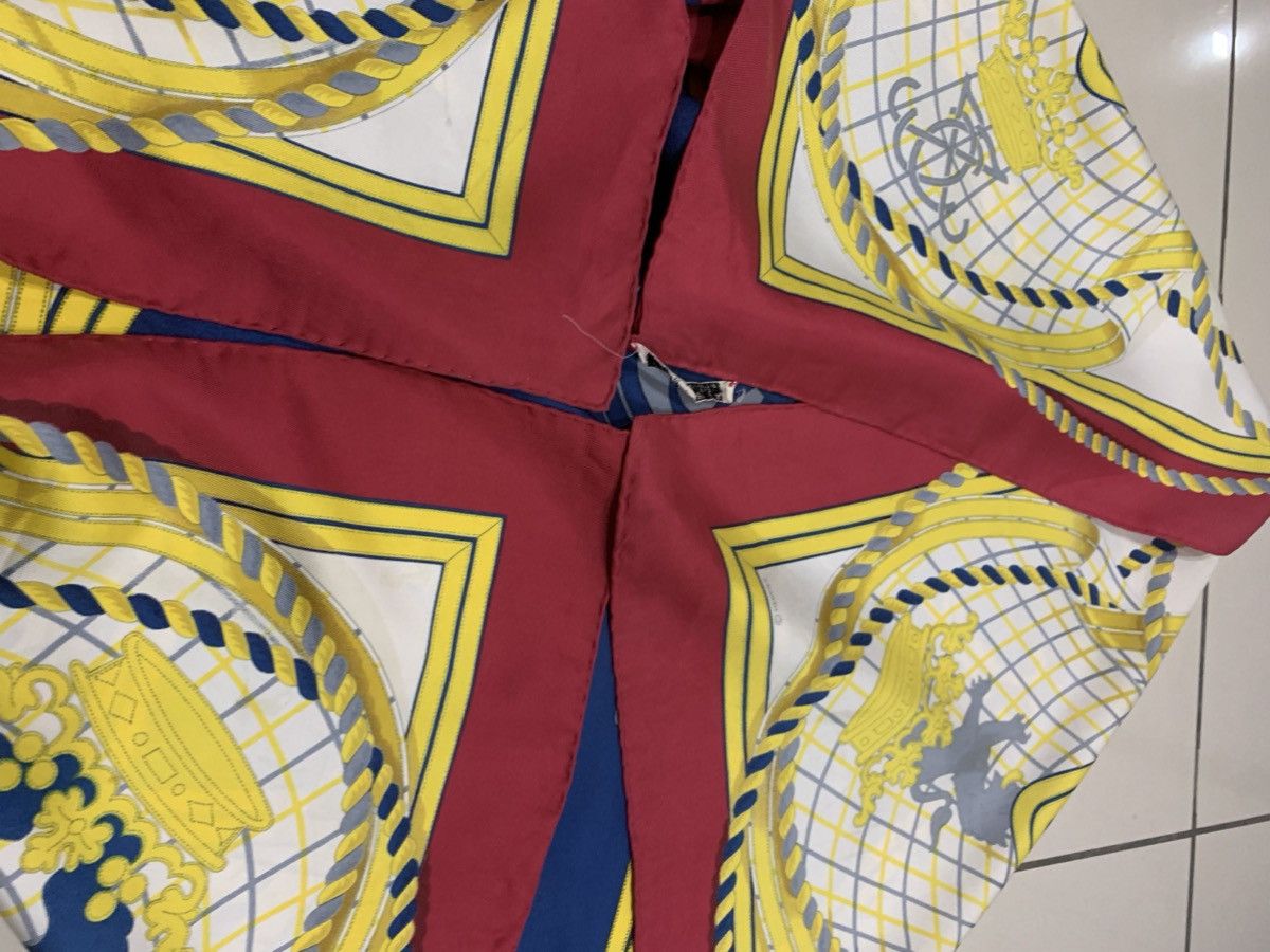 Hermes HERMES PARIS GRANDE TENUE CARRE 1980s VINTAGE SILK SCARF Size ONE SIZE - 10 Thumbnail