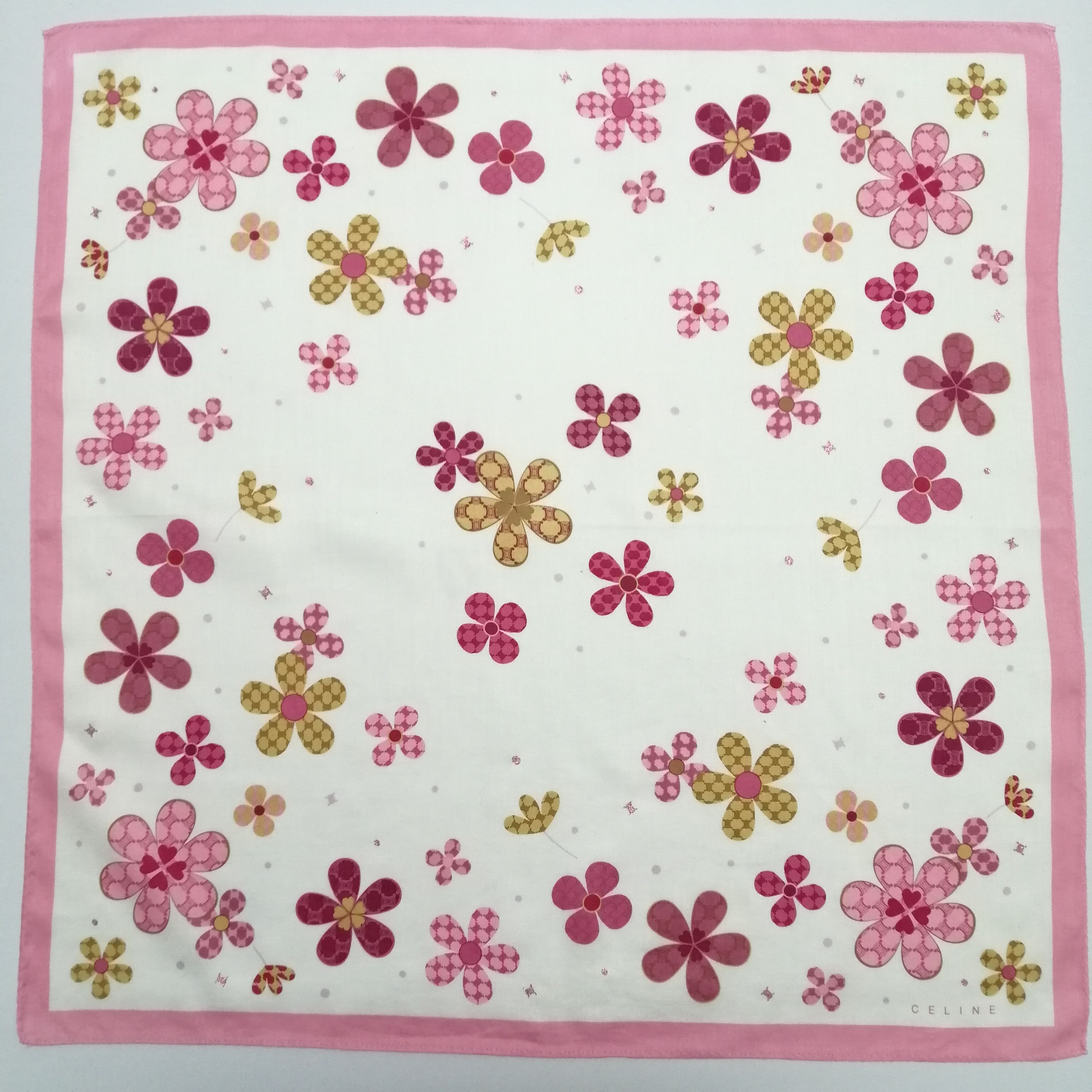 Celine × Vintage Celine Handkerchief/Neckerchief/Bandana-KD2080 Size ONE SIZE - 2 Thumbnail