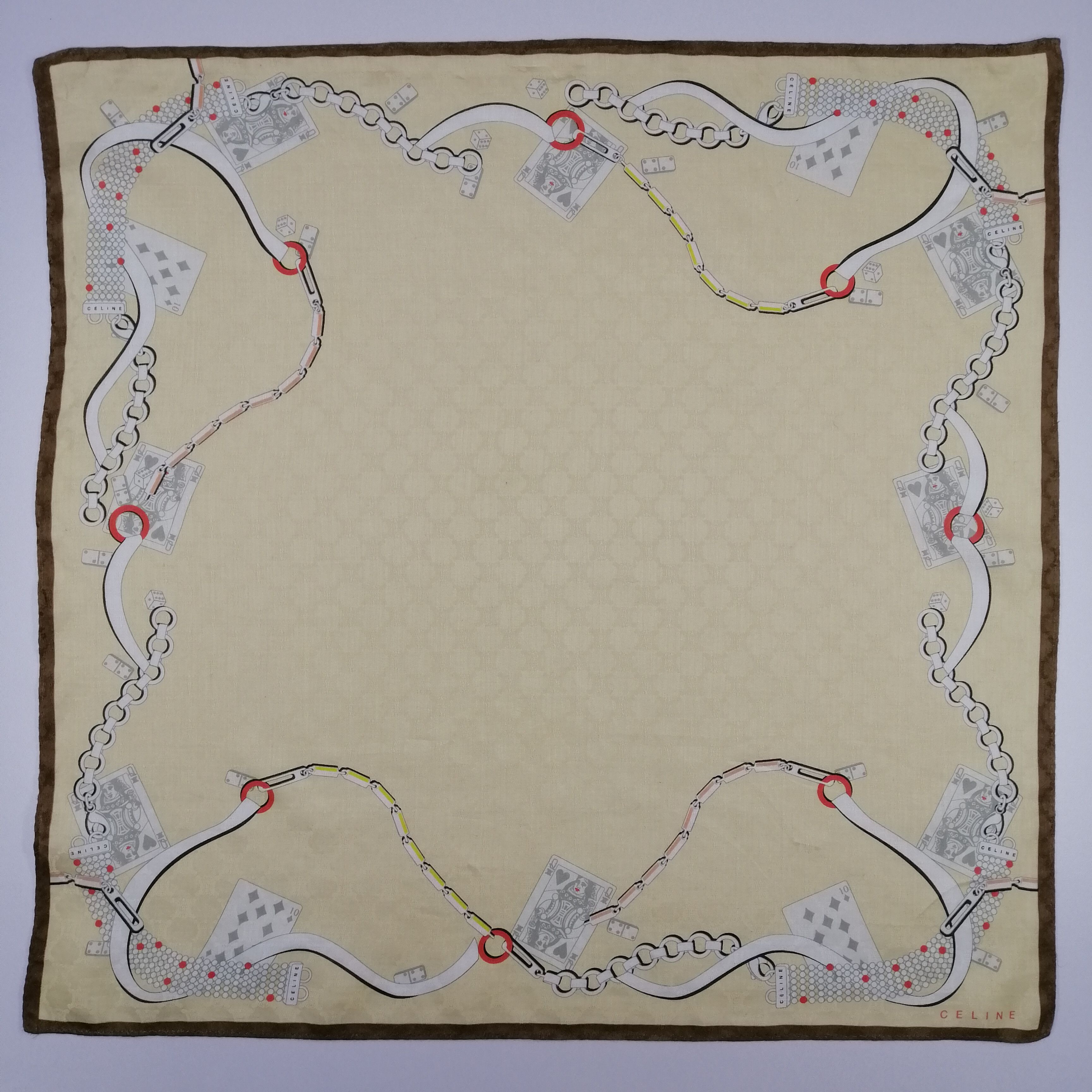 Celine × Vintage Celine Handkerchief/Neckerchief/Scarf-KD2104 Size ONE SIZE - 2 Thumbnail
