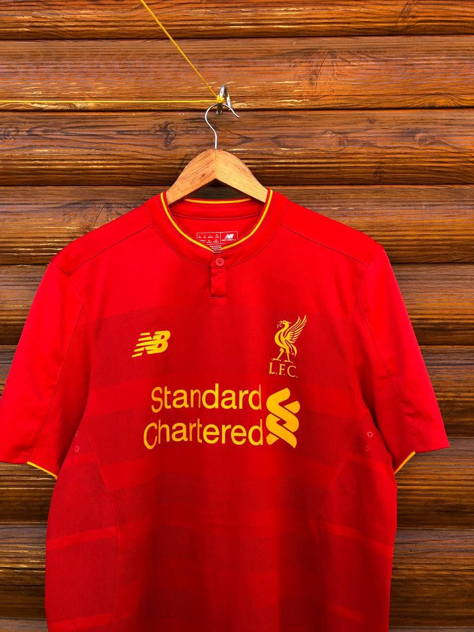 New Balance Liverpool FC England Football Shirt Soccer Jersey Size US L / EU 52-54 / 3 - 2 Thumbnail