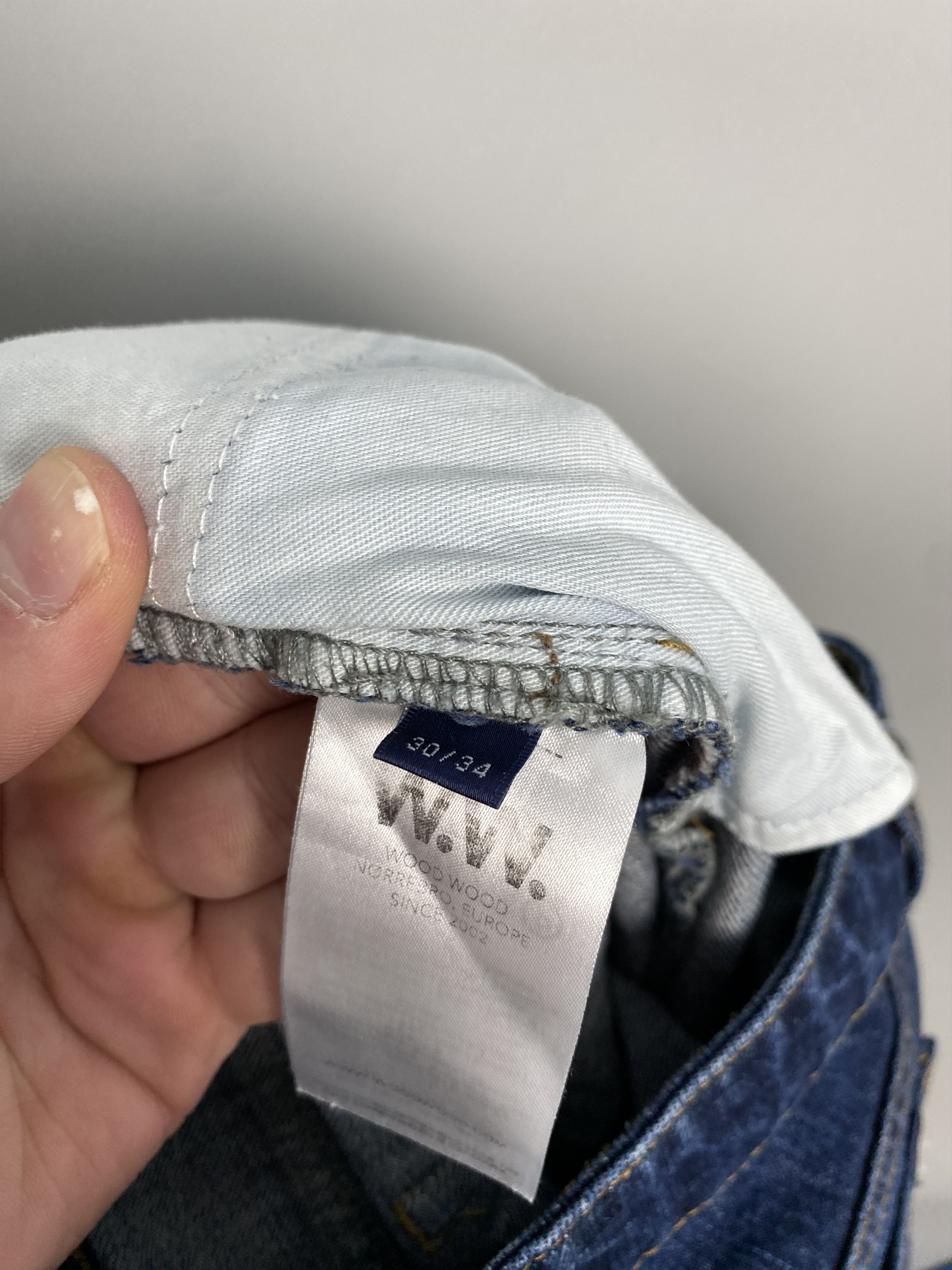 Wood Wood Wood Wood Indigo Denim Jeans W30 L34 Size US 30 / EU 46 - 10 Thumbnail